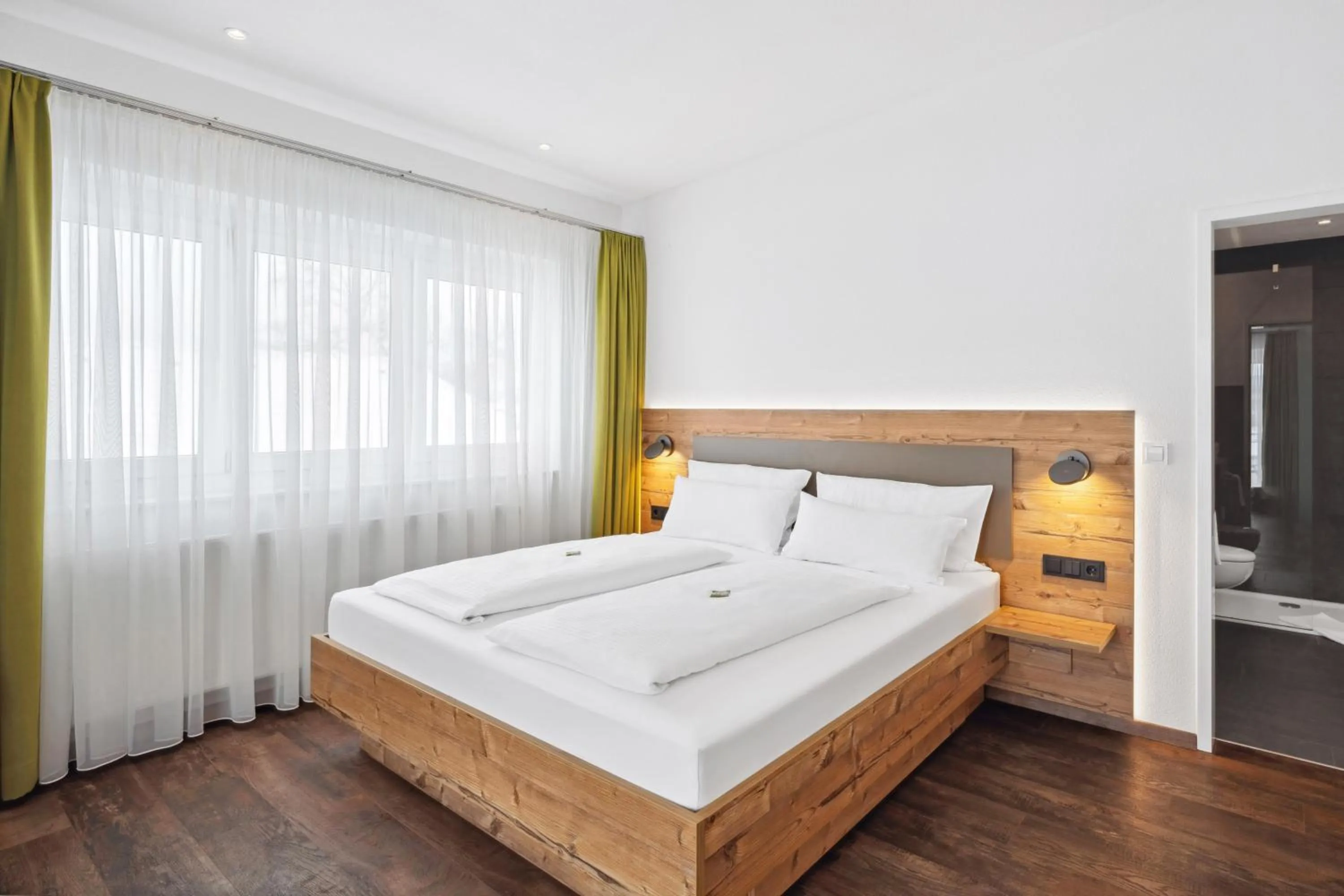 Bed in Hotel Zeppelin