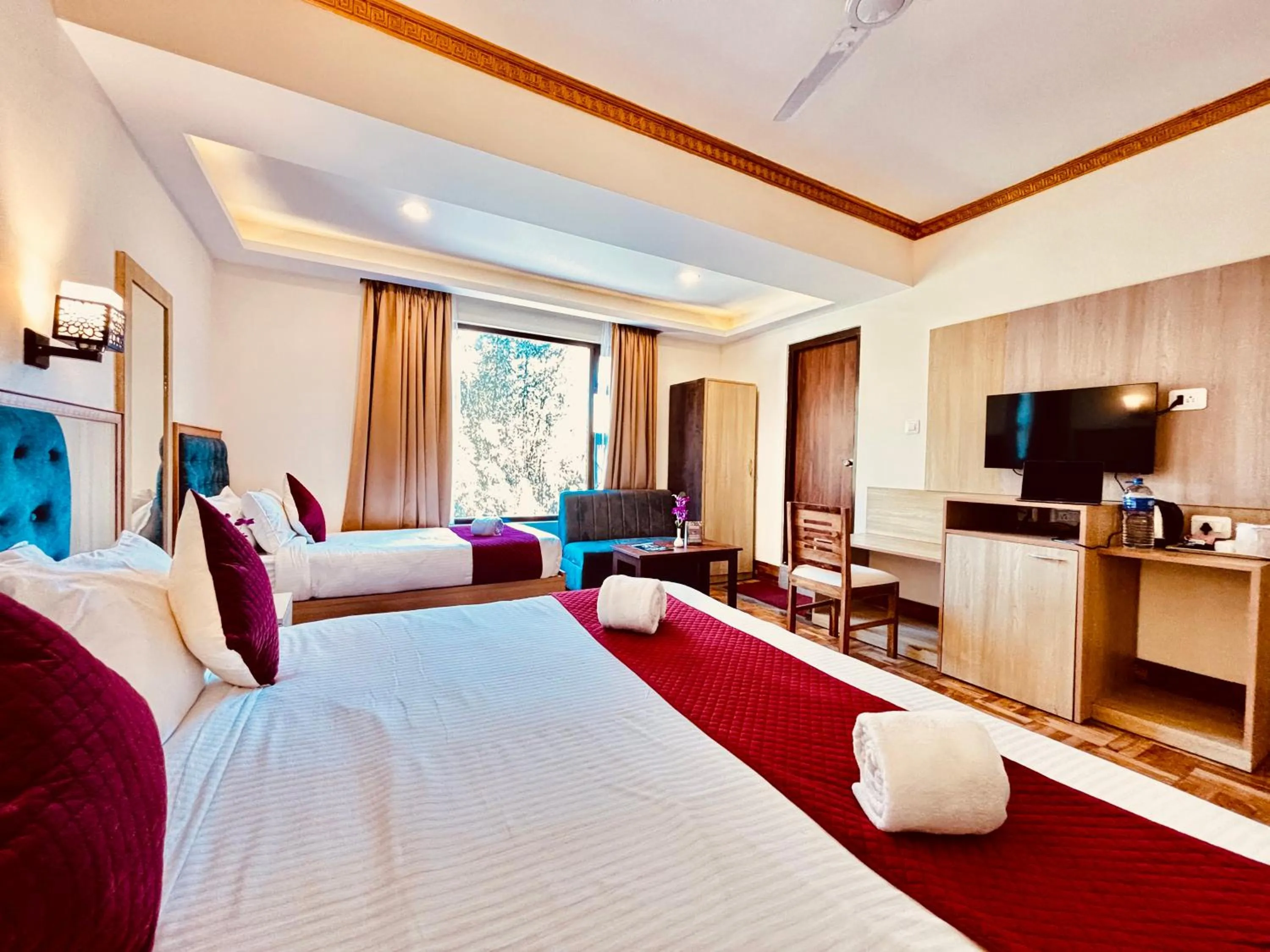 Photo of the whole room, Bed in Kunden Fortune Resort Gangtok Near MG Marg