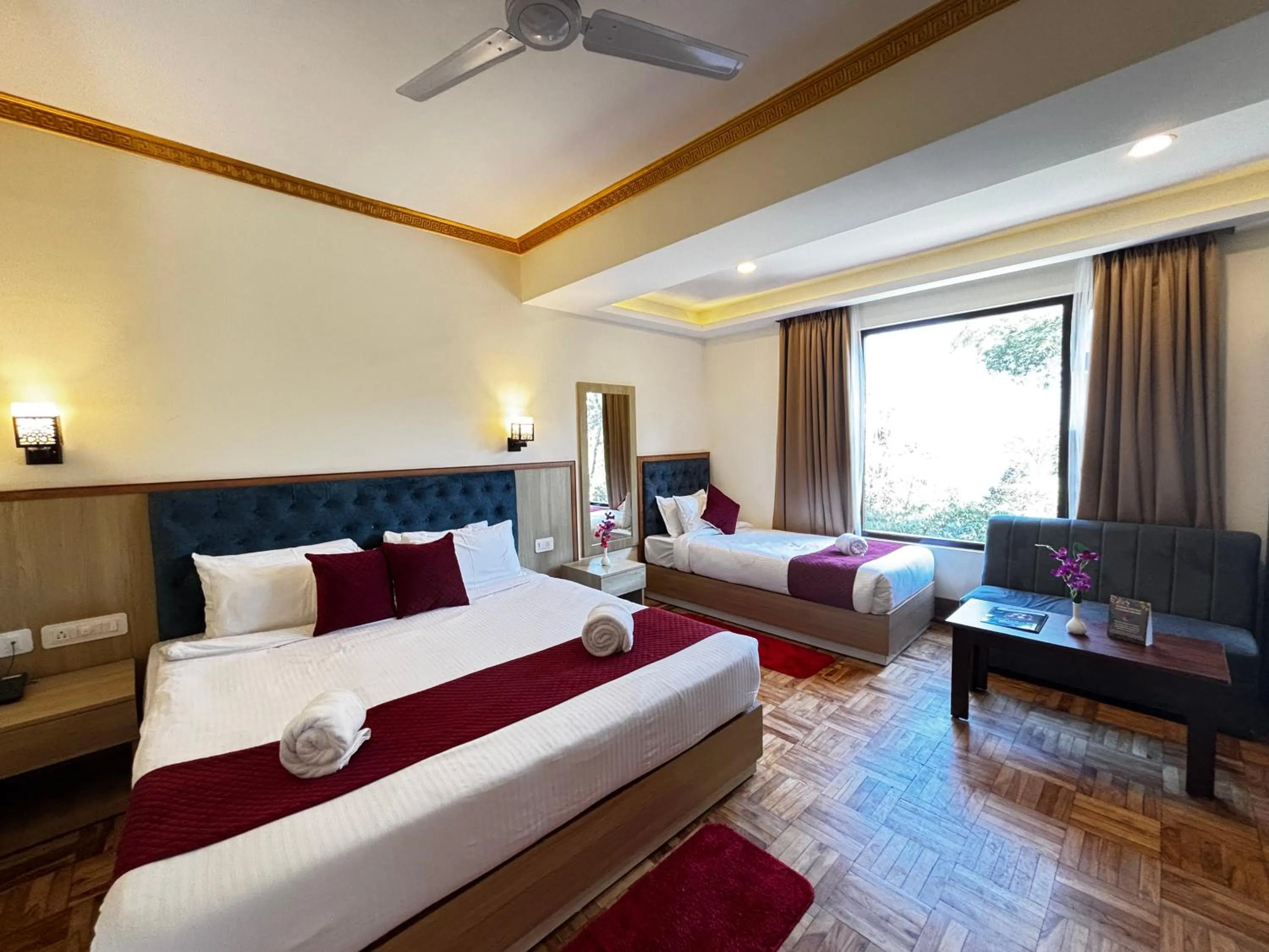 Bedroom, Bed in Kunden Fortune Resort Gangtok Near MG Marg