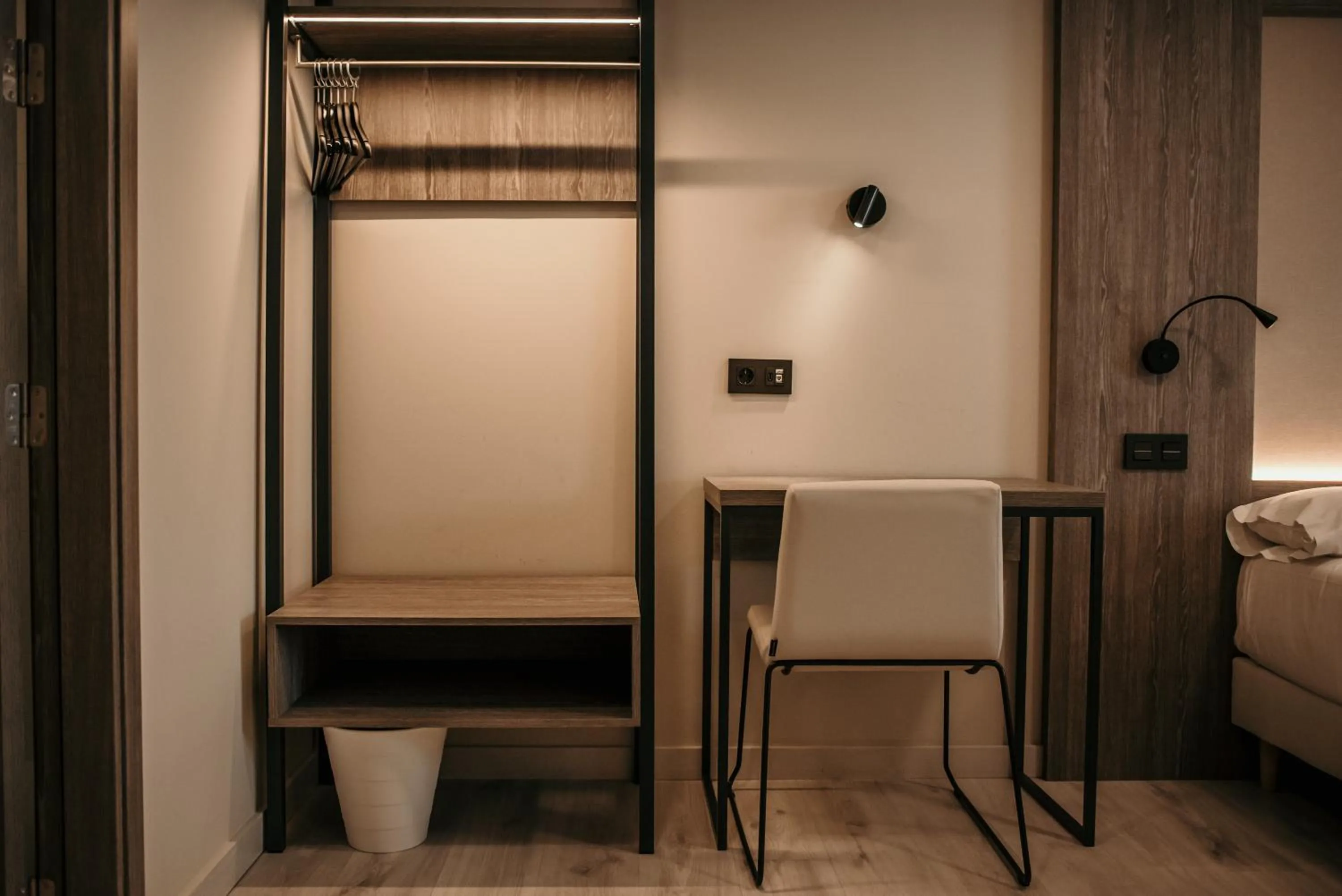 Decorative detail, Bed in Hotel Lux Melide