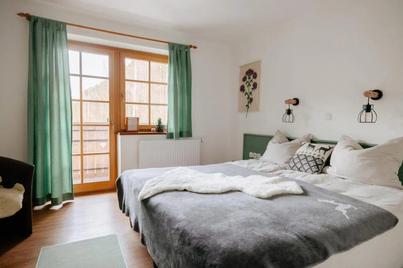 Photo of the whole room, Bed in Eko hiša-Eco House Na razpotju