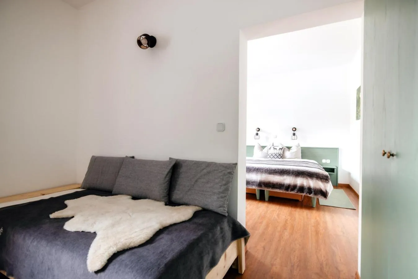 Photo of the whole room, Bed in Eko hiša-Eco House Na razpotju