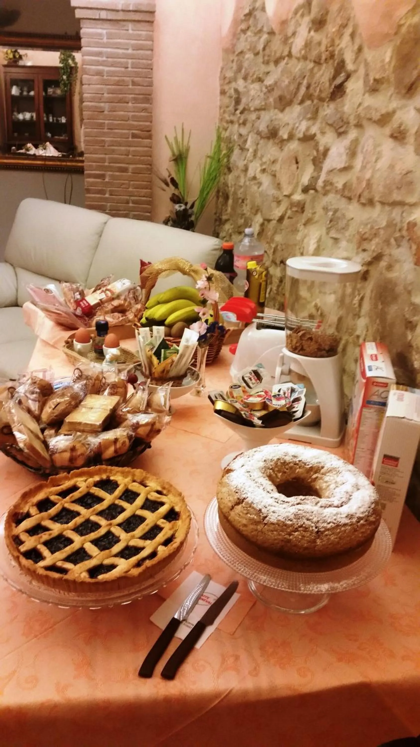 Food and drinks in Bed And Breakfast Camere Primavera