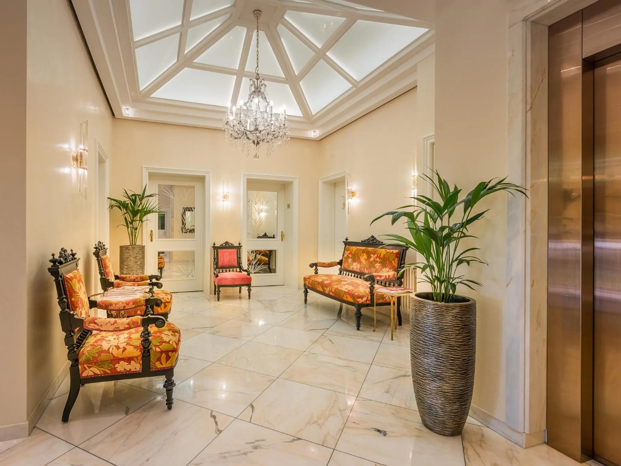 Lobby or reception in Hotel Palmenhof