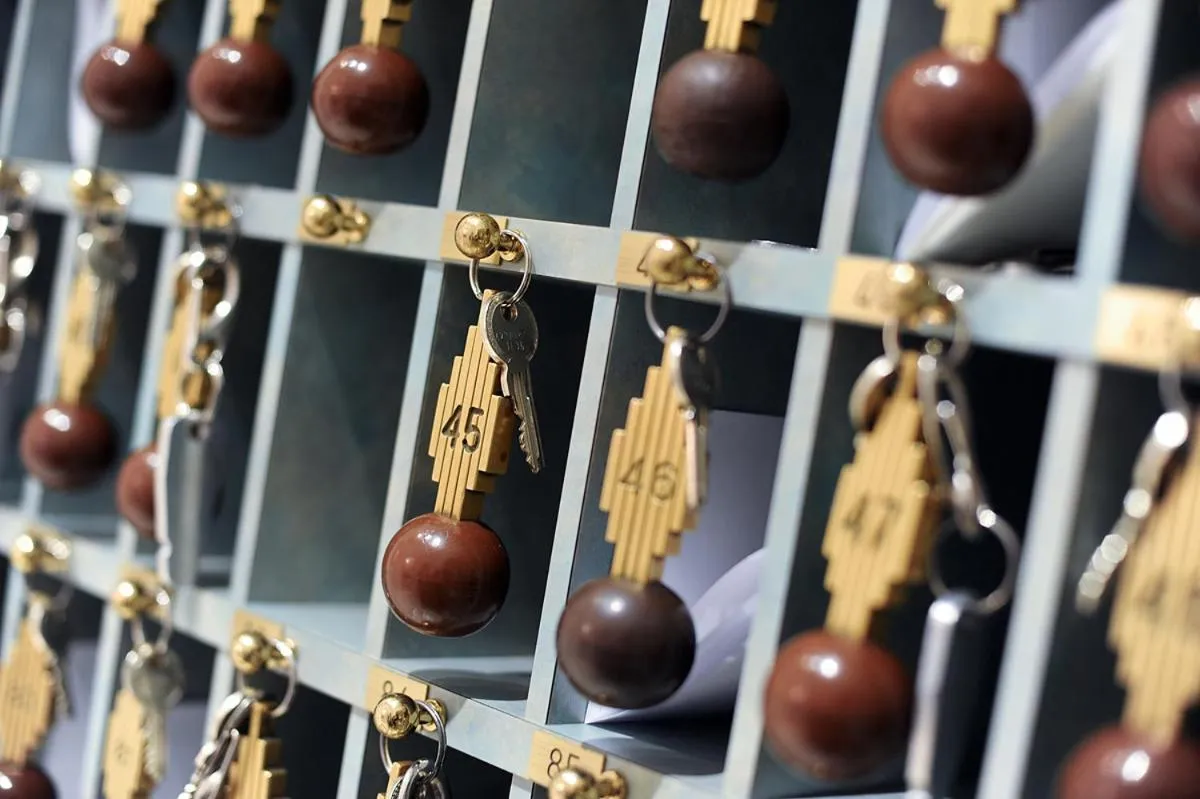 Lobby or reception in Hotel Palmenhof