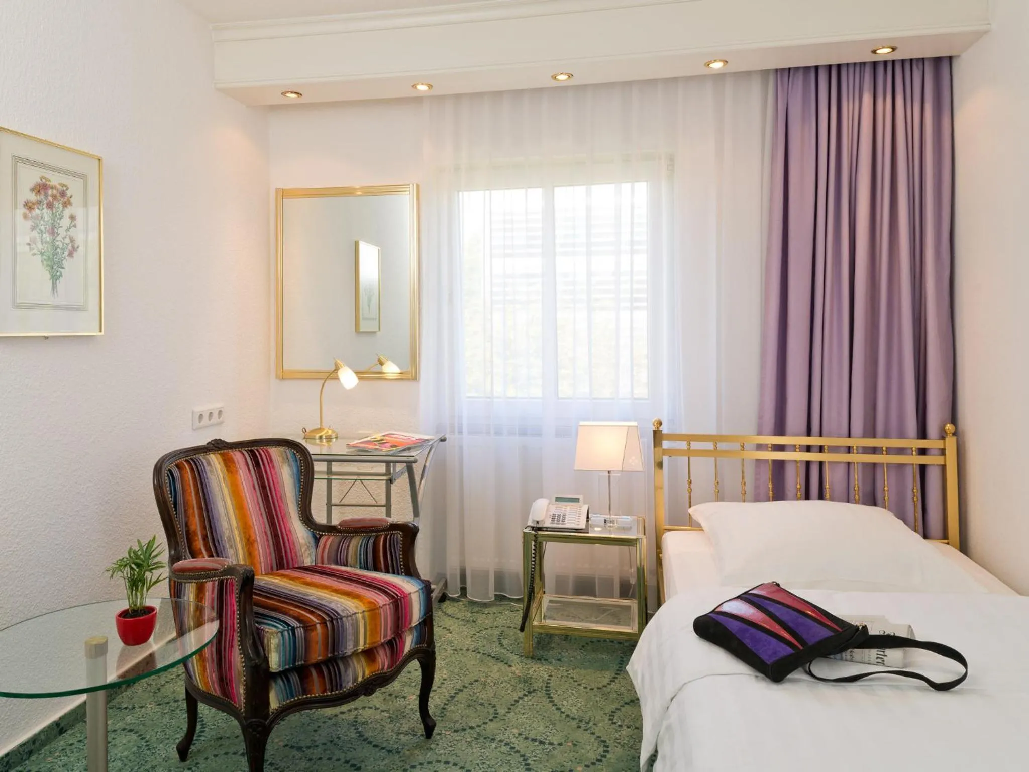 Photo of the whole room, Bed in Hotel Palmenhof