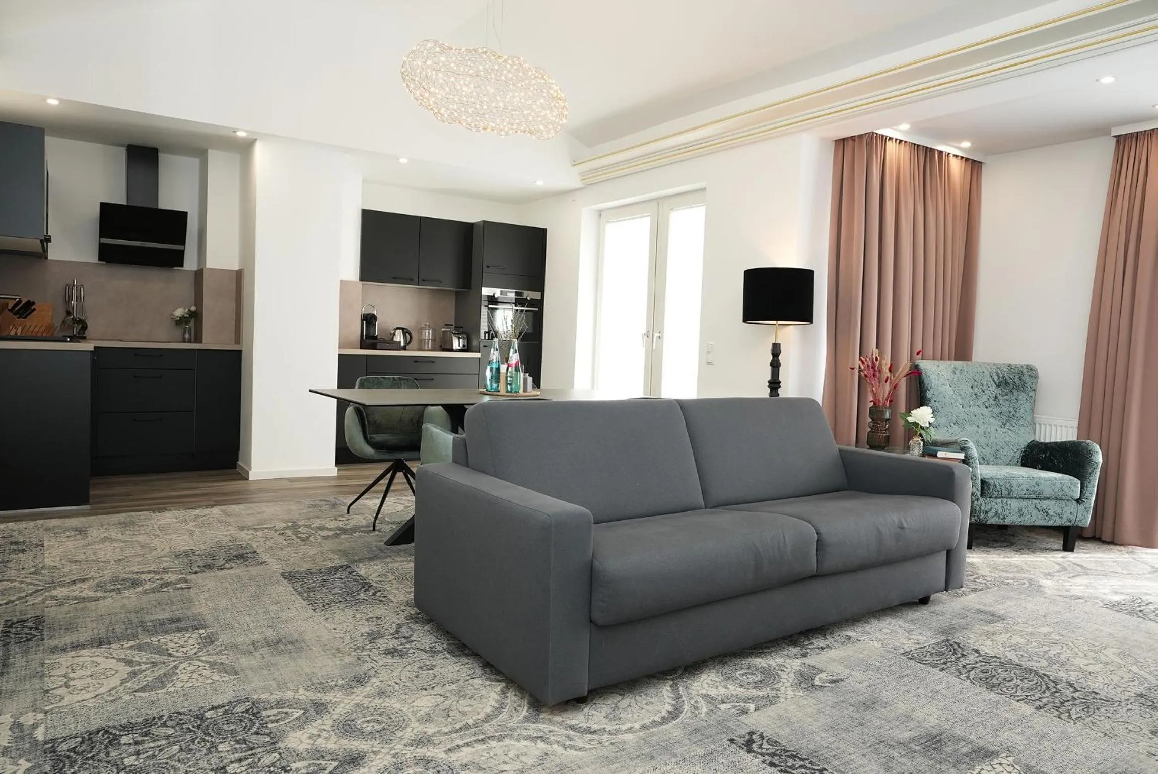 Kitchen or kitchenette in Hotel Palmenhof