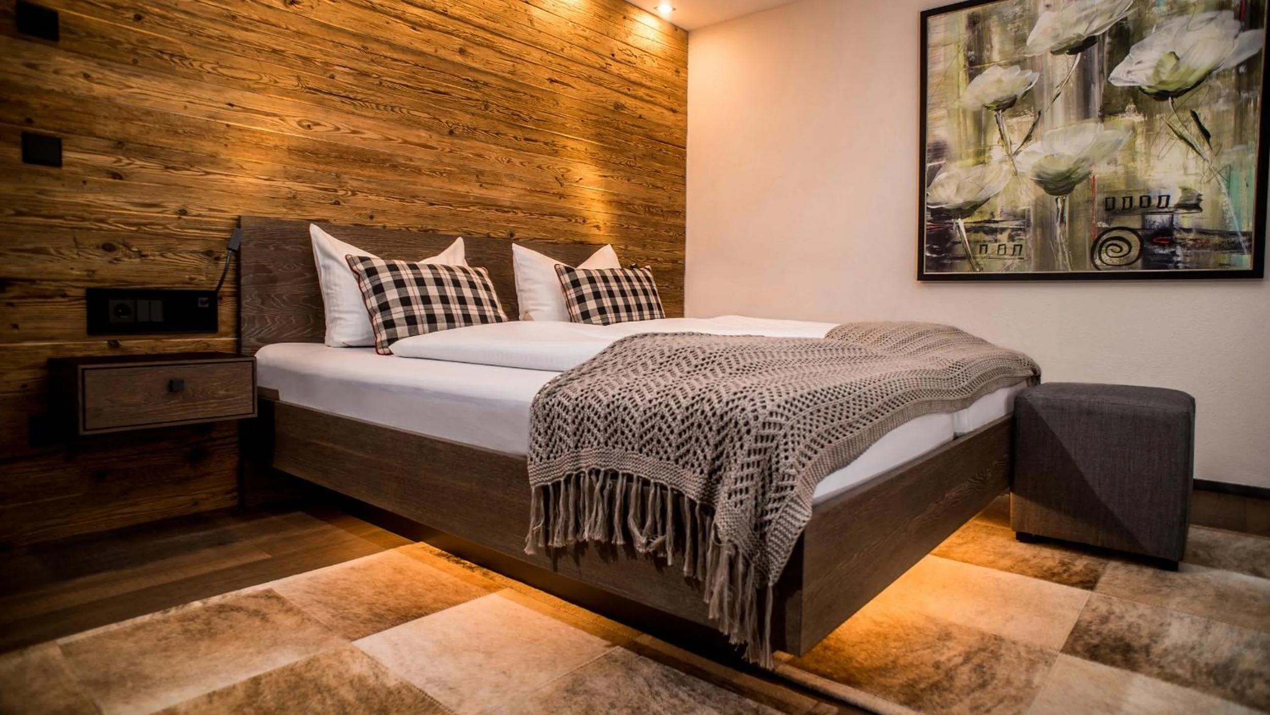 Decorative detail, Bed in Hotel-Gasthof Adler