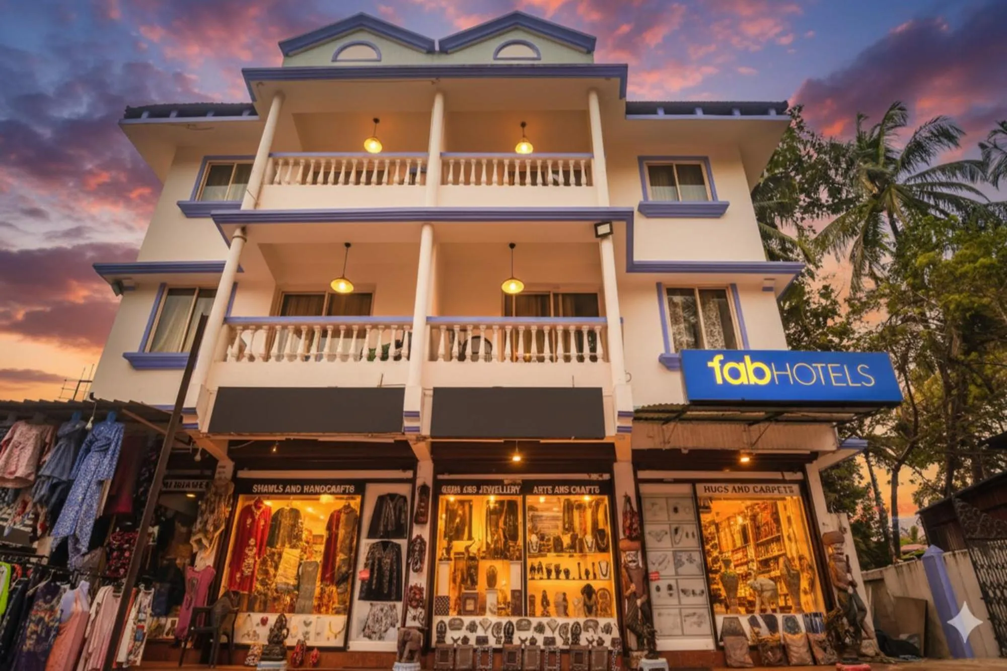 Property building in FabHotel Grand Royal Palms - Nr Benaulim Beach