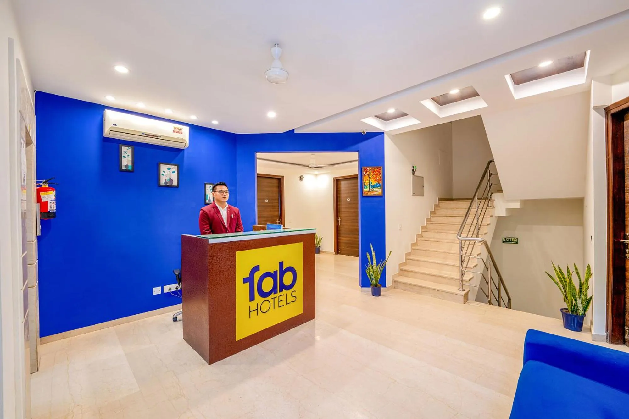 Lobby or reception in FabHotel Oyster Villa