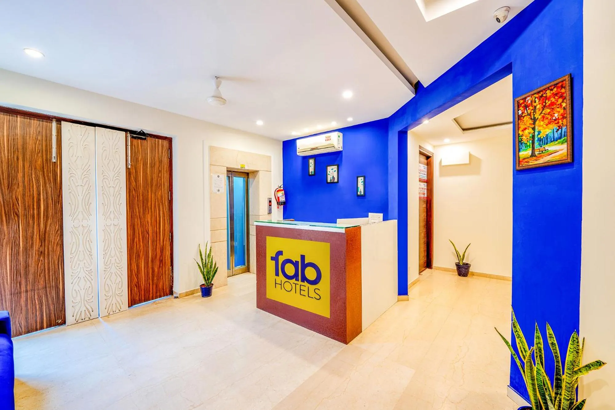 Lobby or reception in FabHotel Oyster Villa