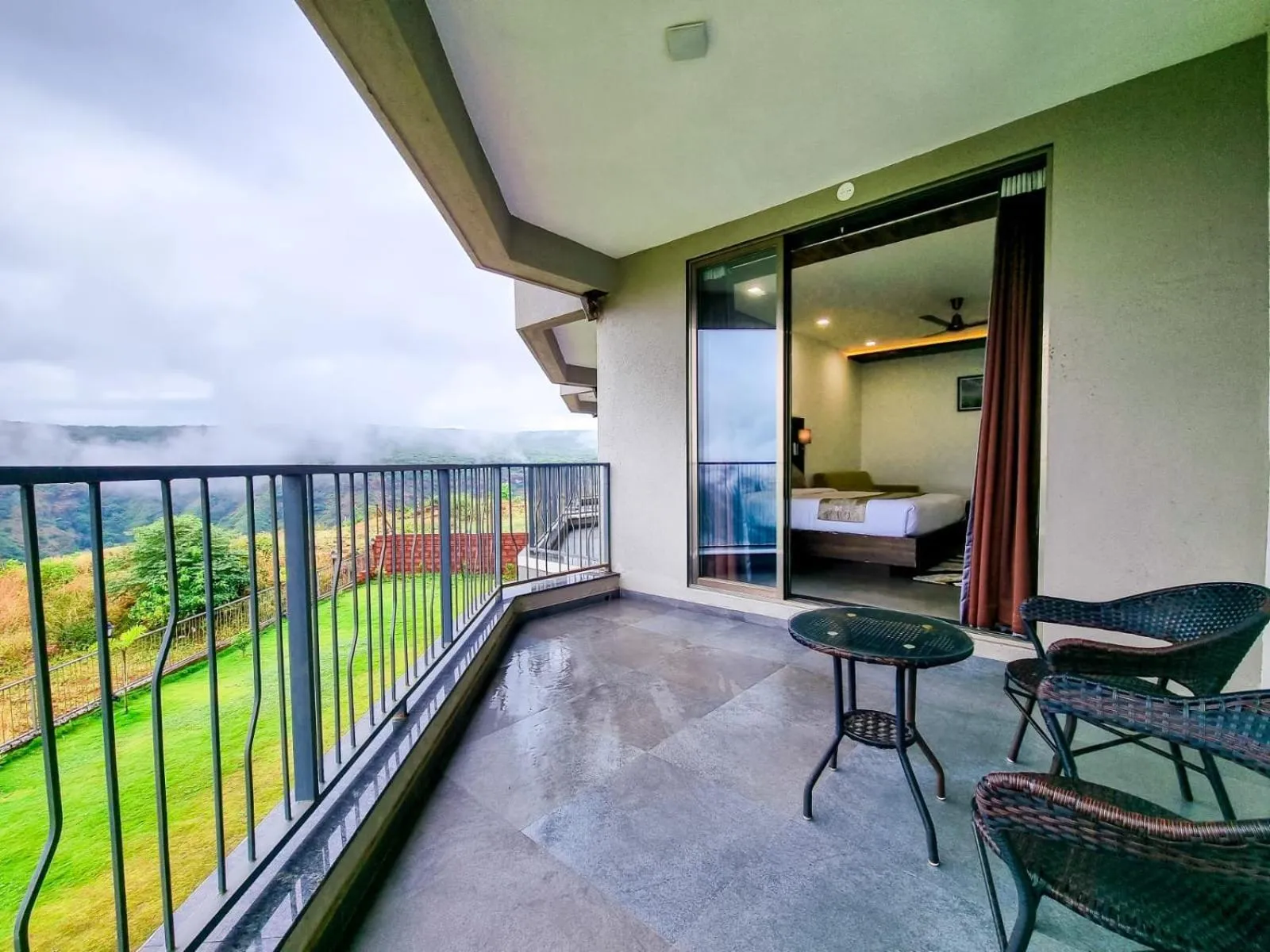 Balcony/Terrace in Mountain Breeze Resort, Mahabaleshwar
