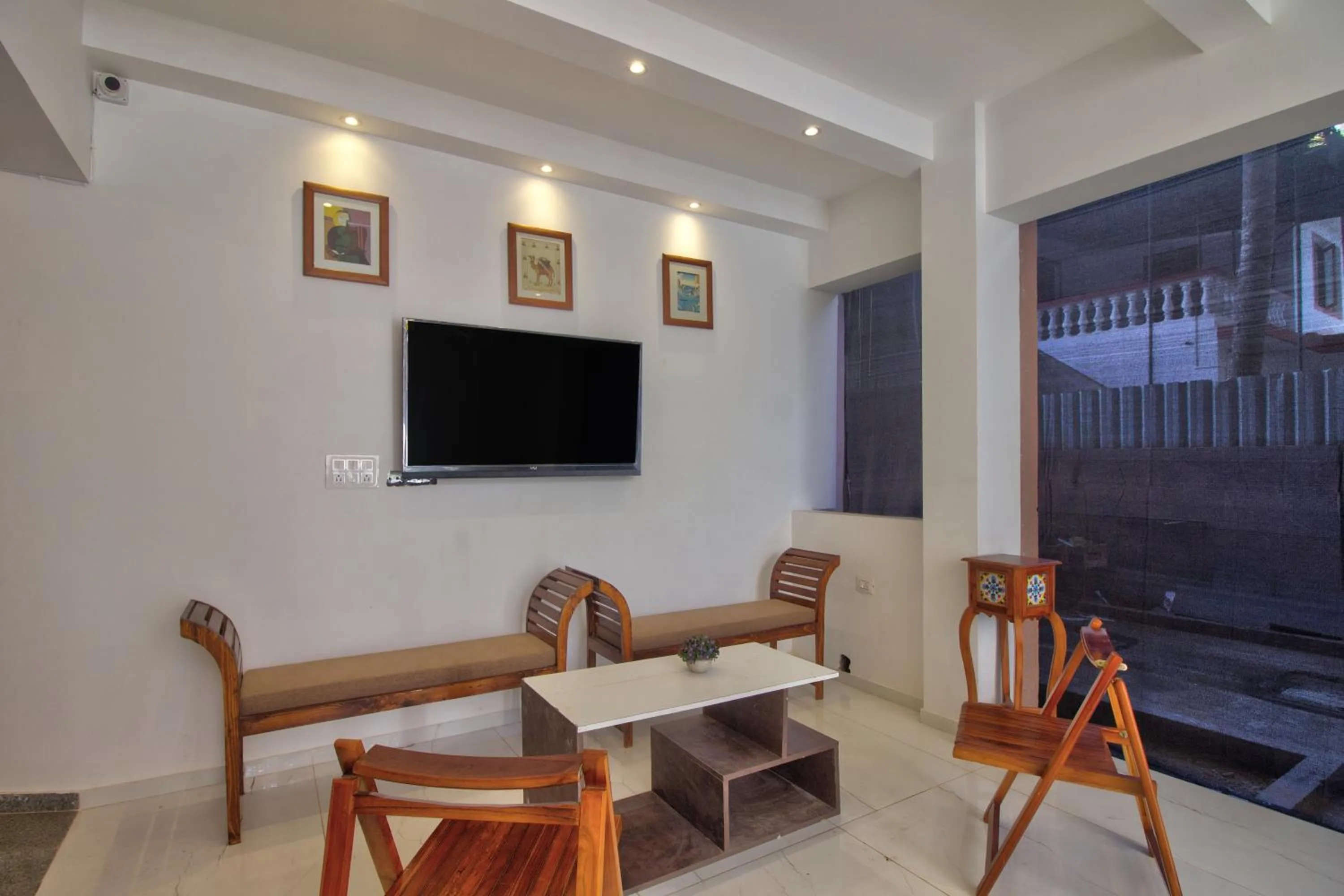 Seating area in Hotel Sea Sapphire ,Calangute