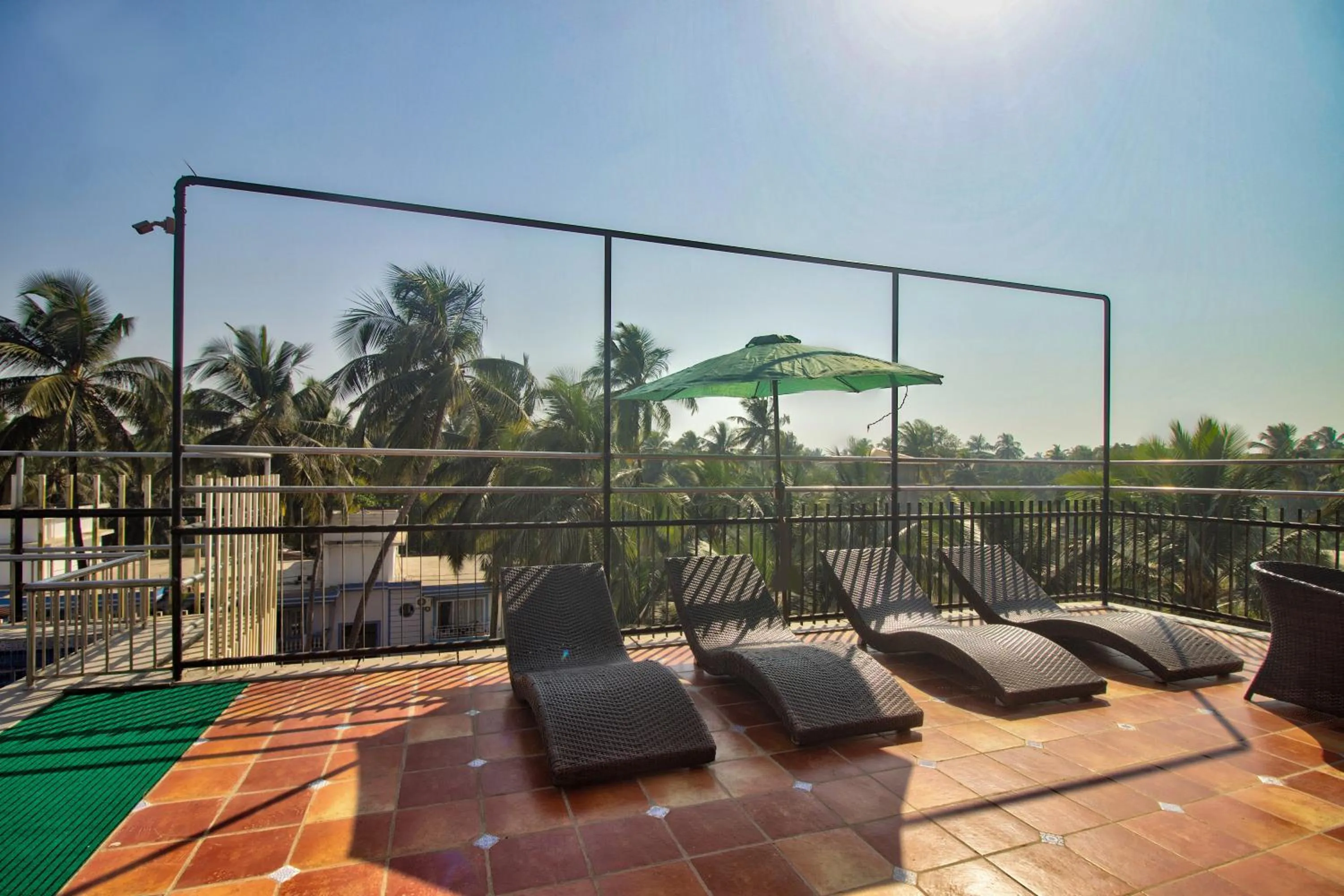 Balcony/Terrace in Hotel Sea Sapphire ,Calangute