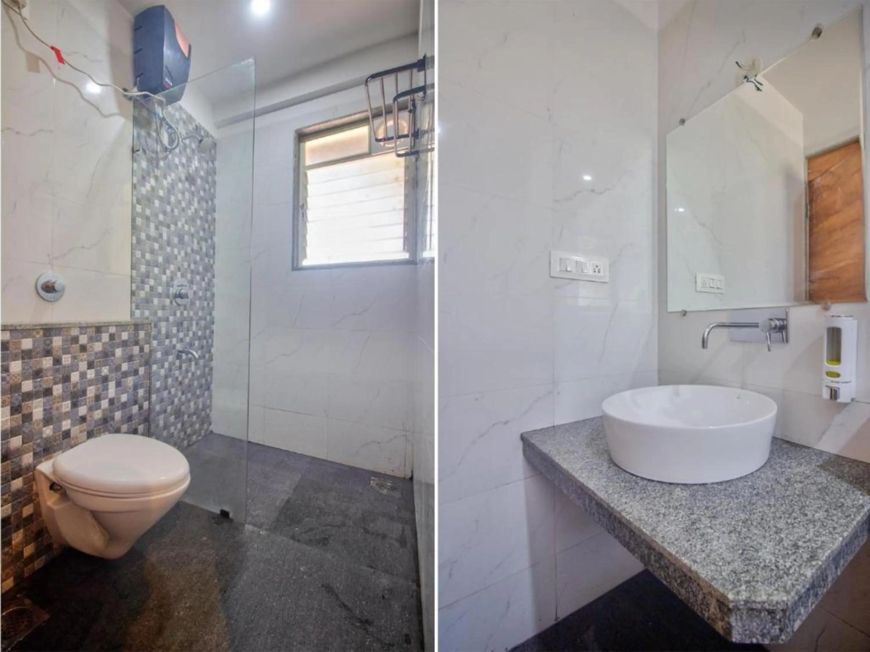 Bathroom in Hotel Sea Sapphire ,Calangute