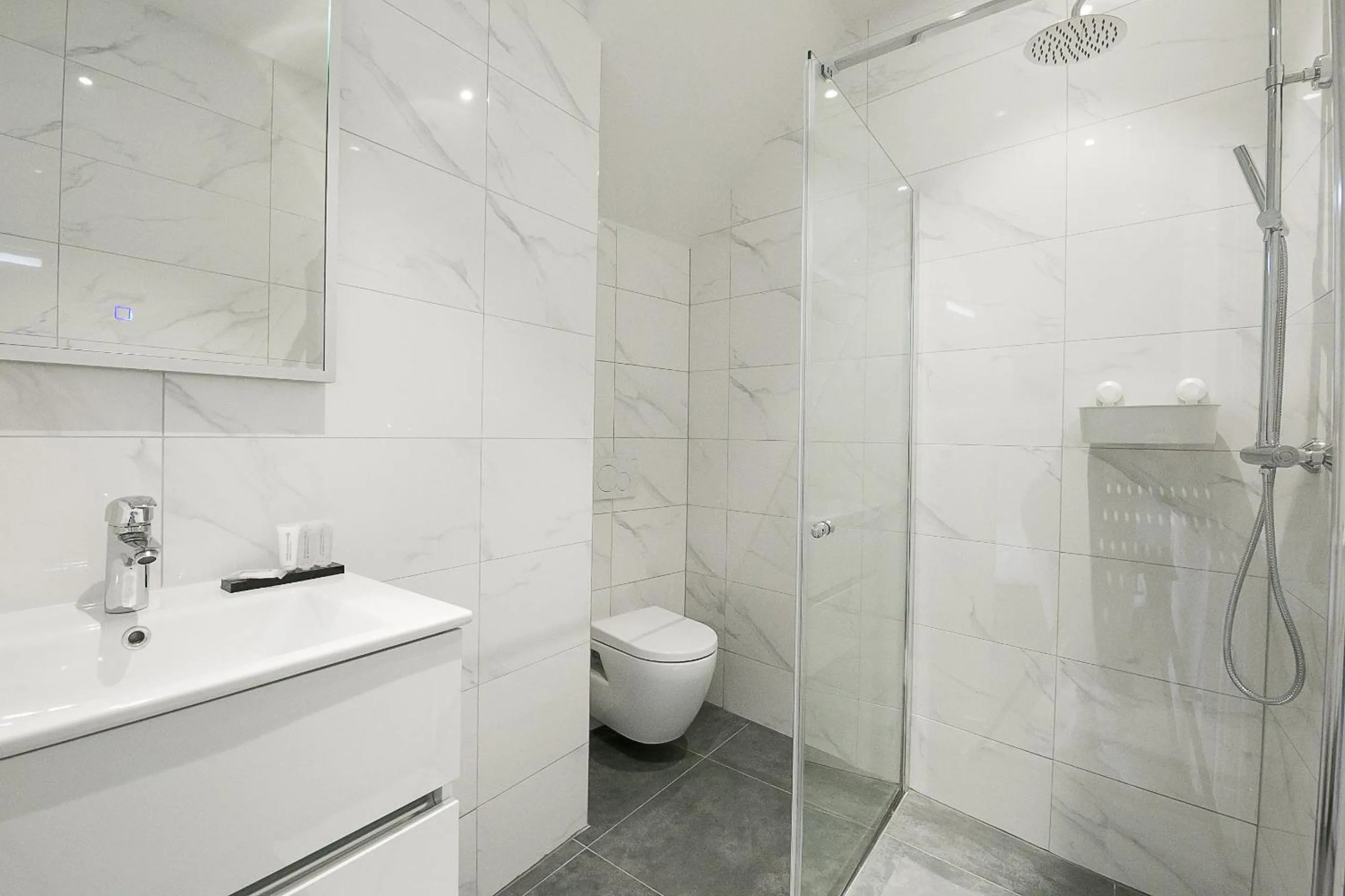 Bathroom in Boutique Scheveningen beach apartment