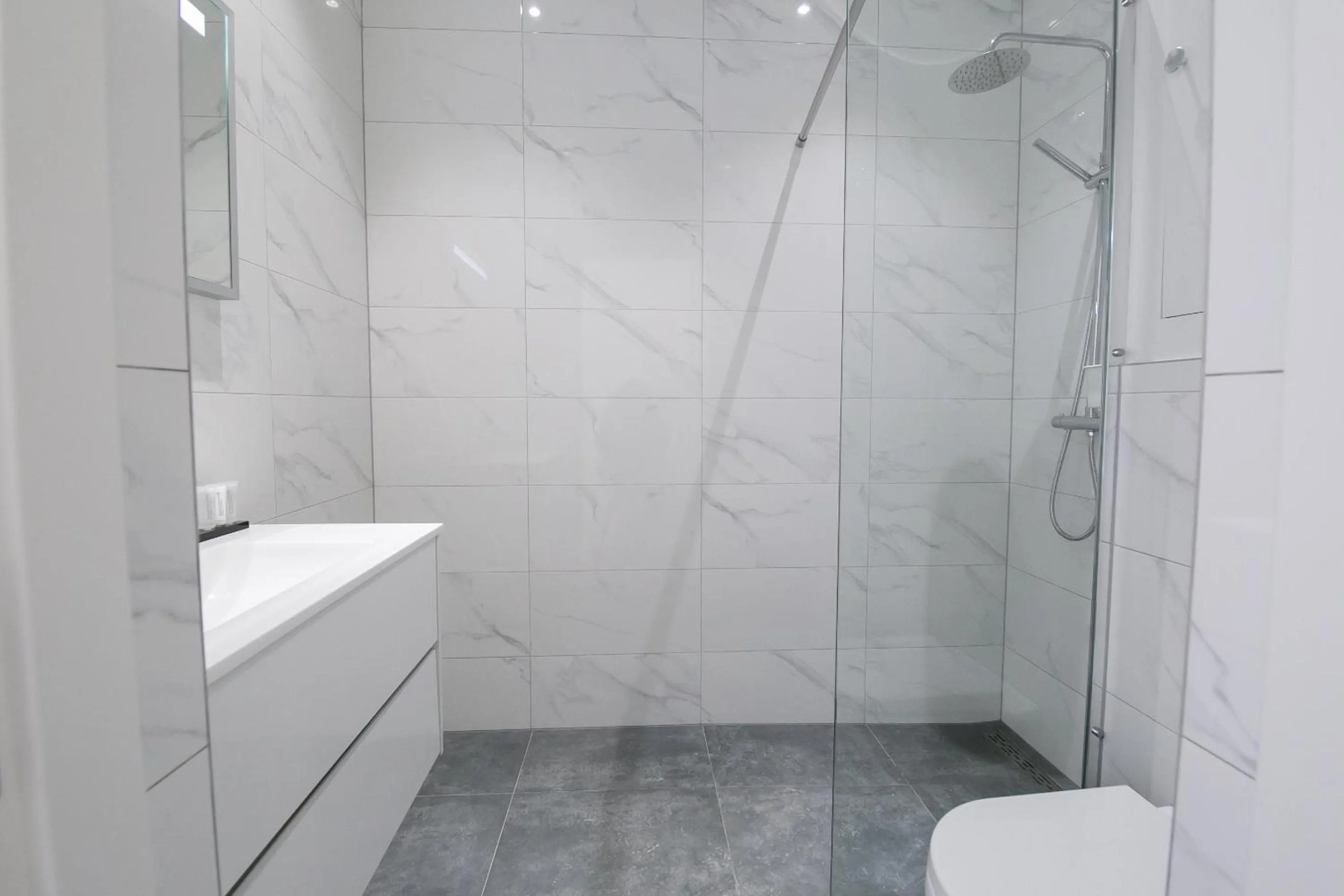 Bathroom in Boutique Scheveningen beach apartment