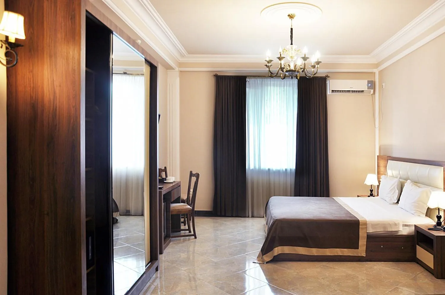 Bed in Hotel Gremi Tbilisi