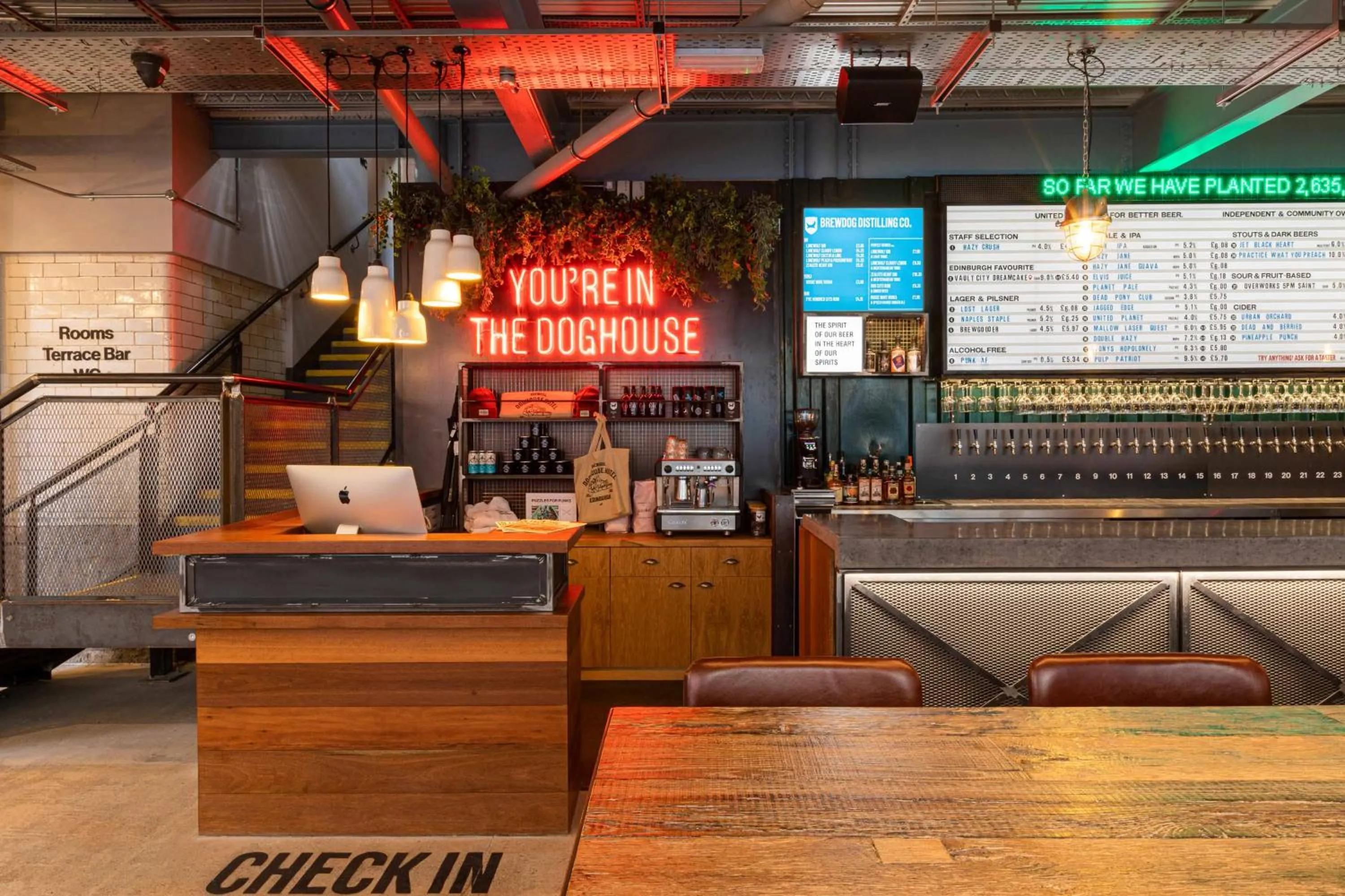 Lobby or reception in BrewDog DogHouse Edinburgh
