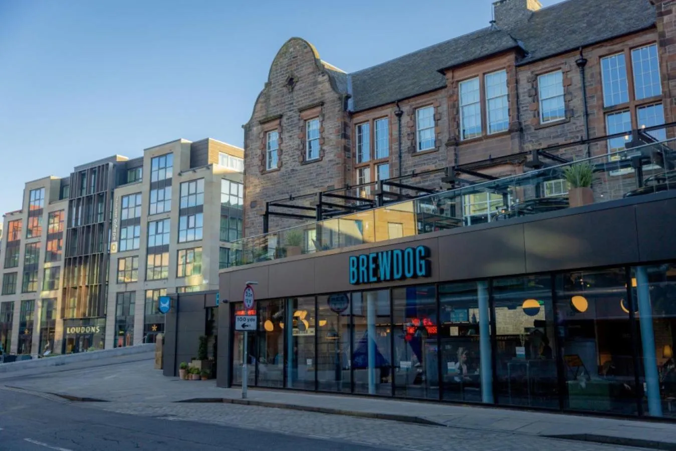 Property building in BrewDog DogHouse Edinburgh