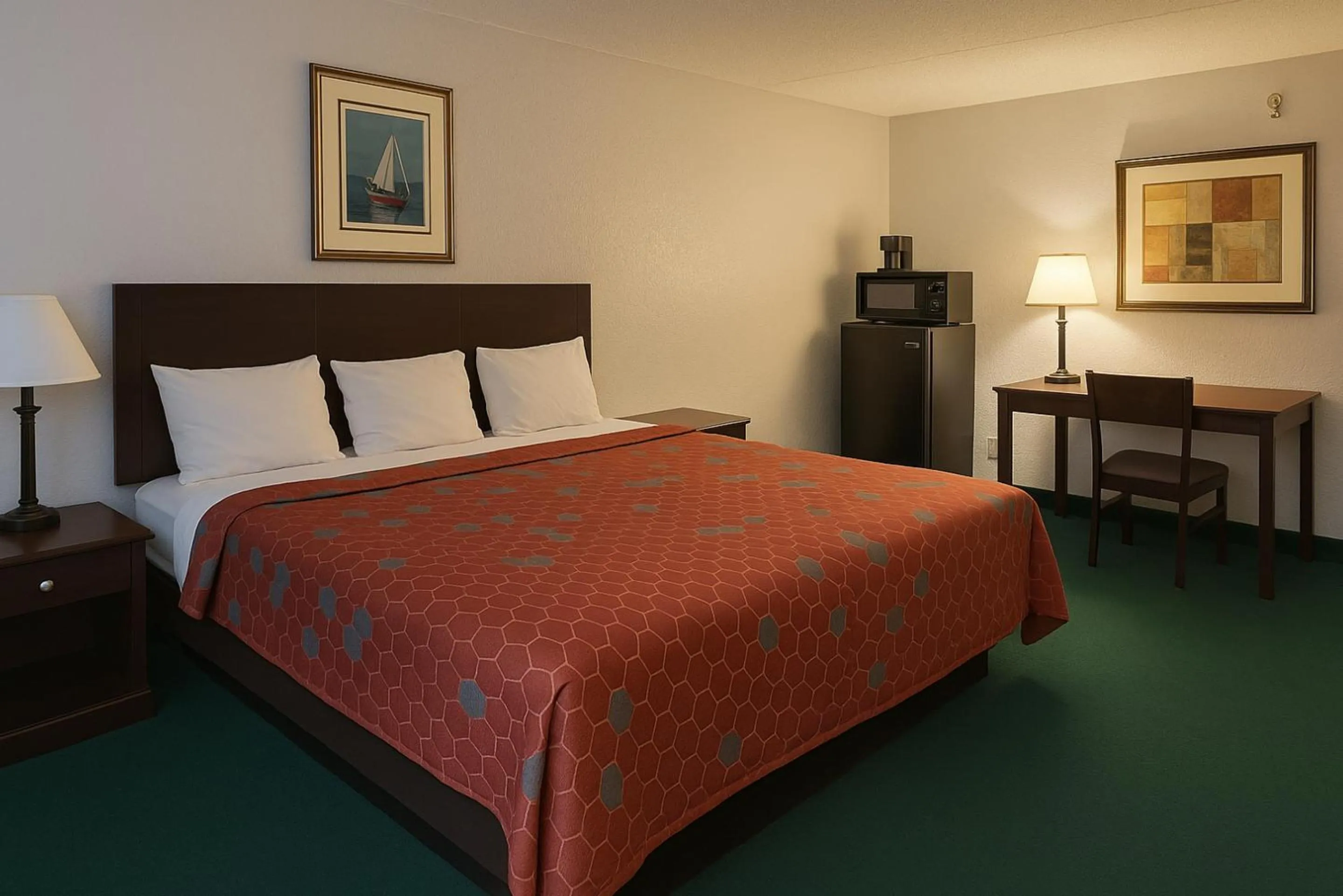 Bedroom, Bed in Key Inn Roseville