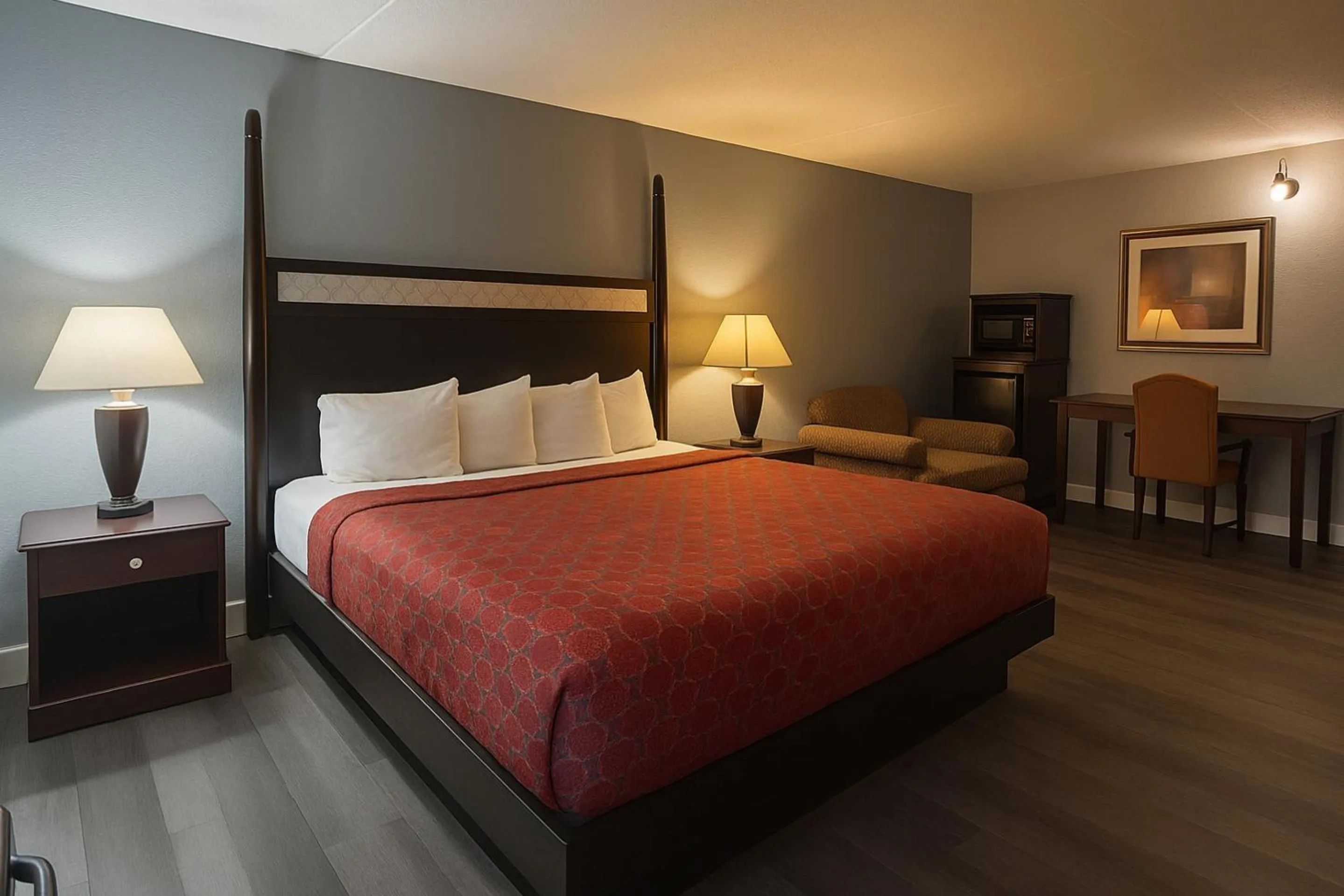 Bedroom, Bed in Key Inn Roseville