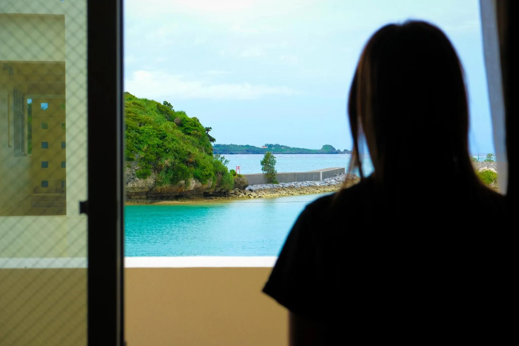 Balcony/Terrace in Blue Entrance