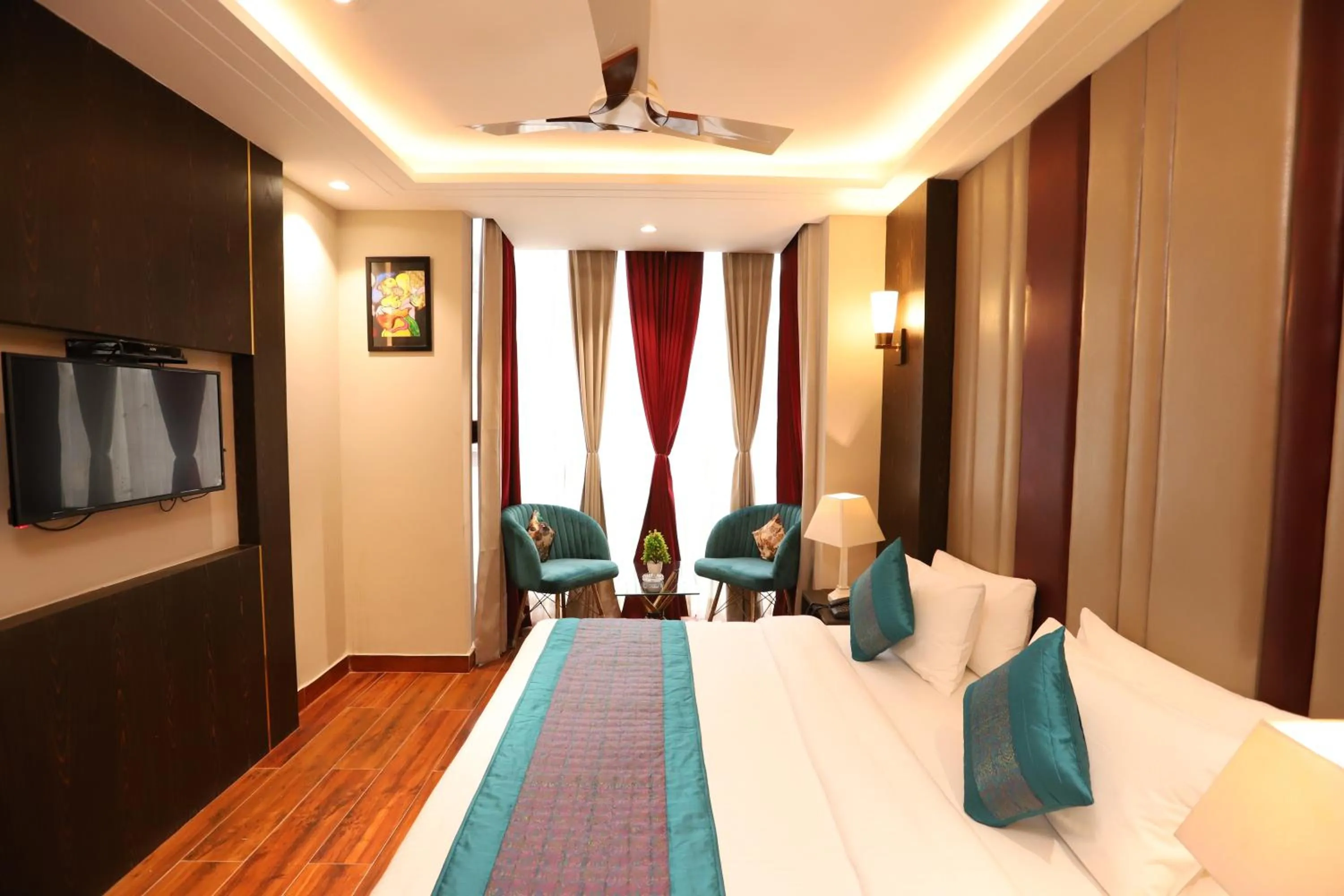 Bedroom, Bed in Hotel The Magic Tree - Paharganj New Delhi