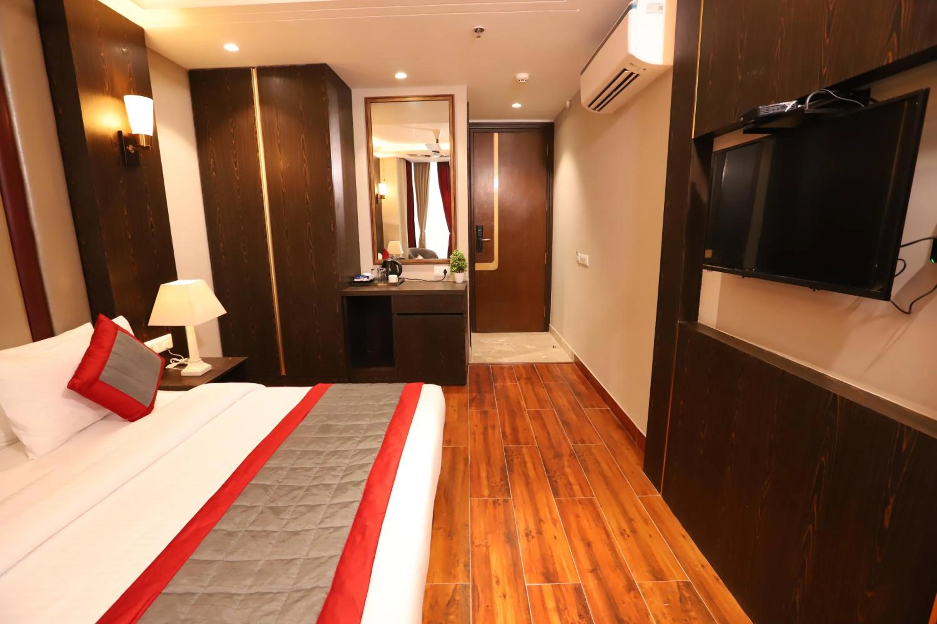 View (from property/room), Bed in Hotel The Magic Tree - Paharganj New Delhi