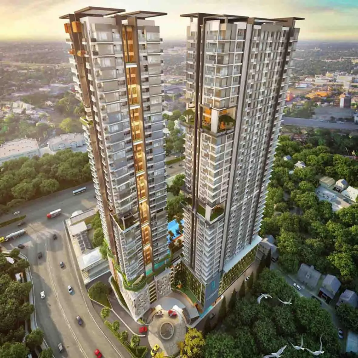 Property building in BeSS Mansion Hotel Surabaya