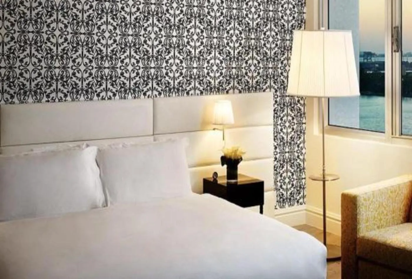 Bed in Mondrian South Beach