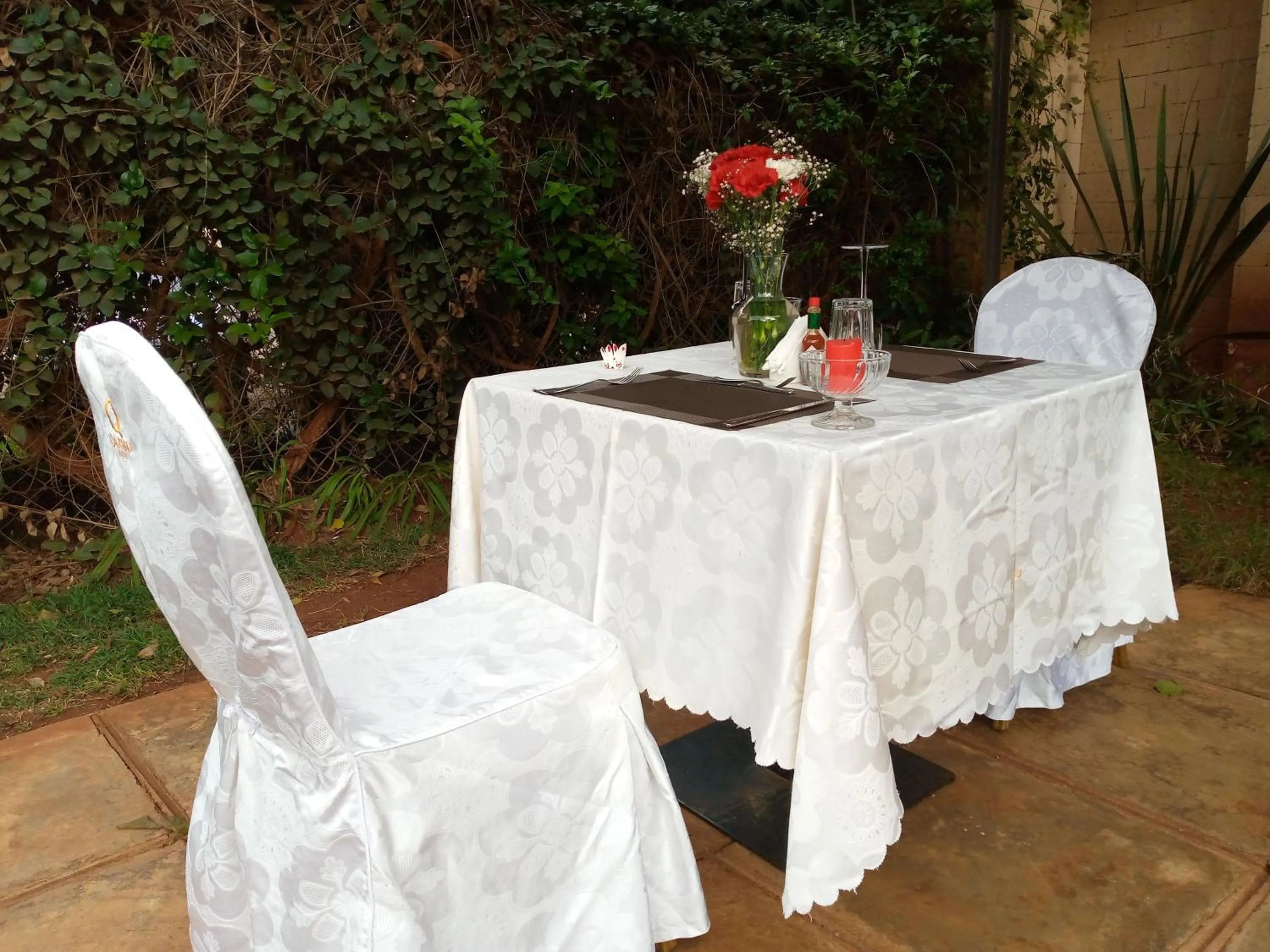 Patio in Qaribu Inn Boutique Hotel Nairobi