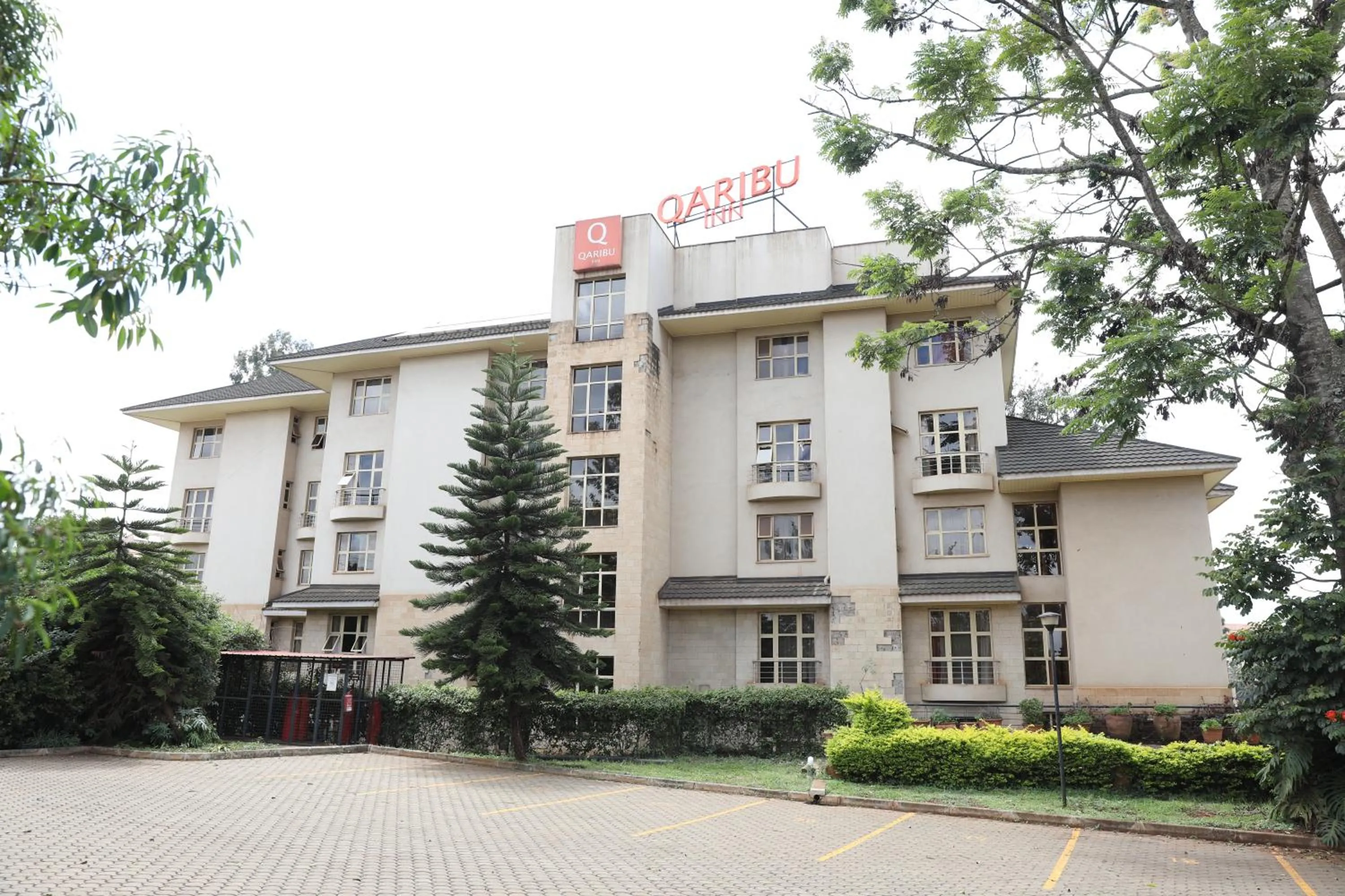 Property building in Qaribu Inn Boutique Hotel Nairobi