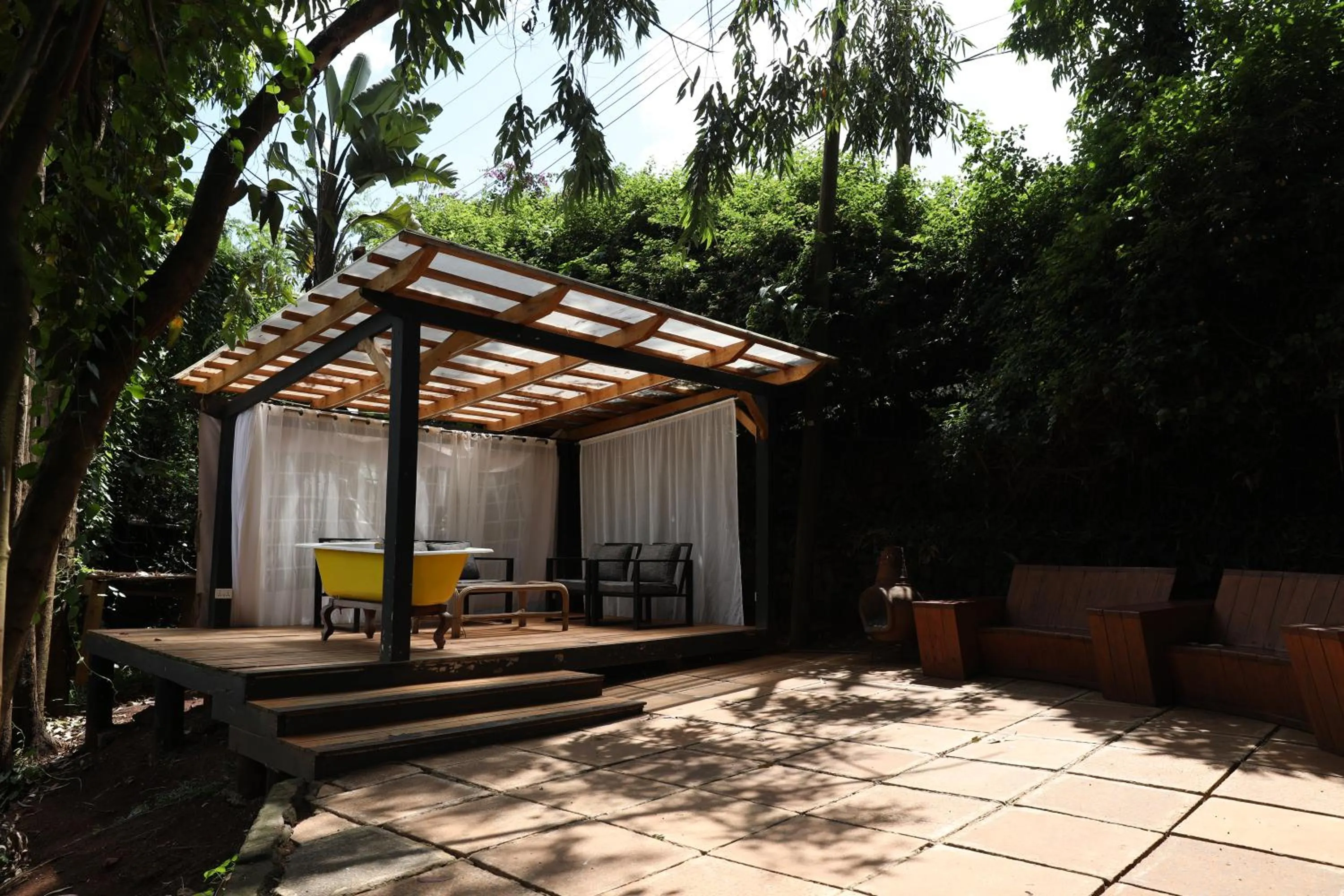 Patio in Qaribu Inn Boutique Hotel Nairobi
