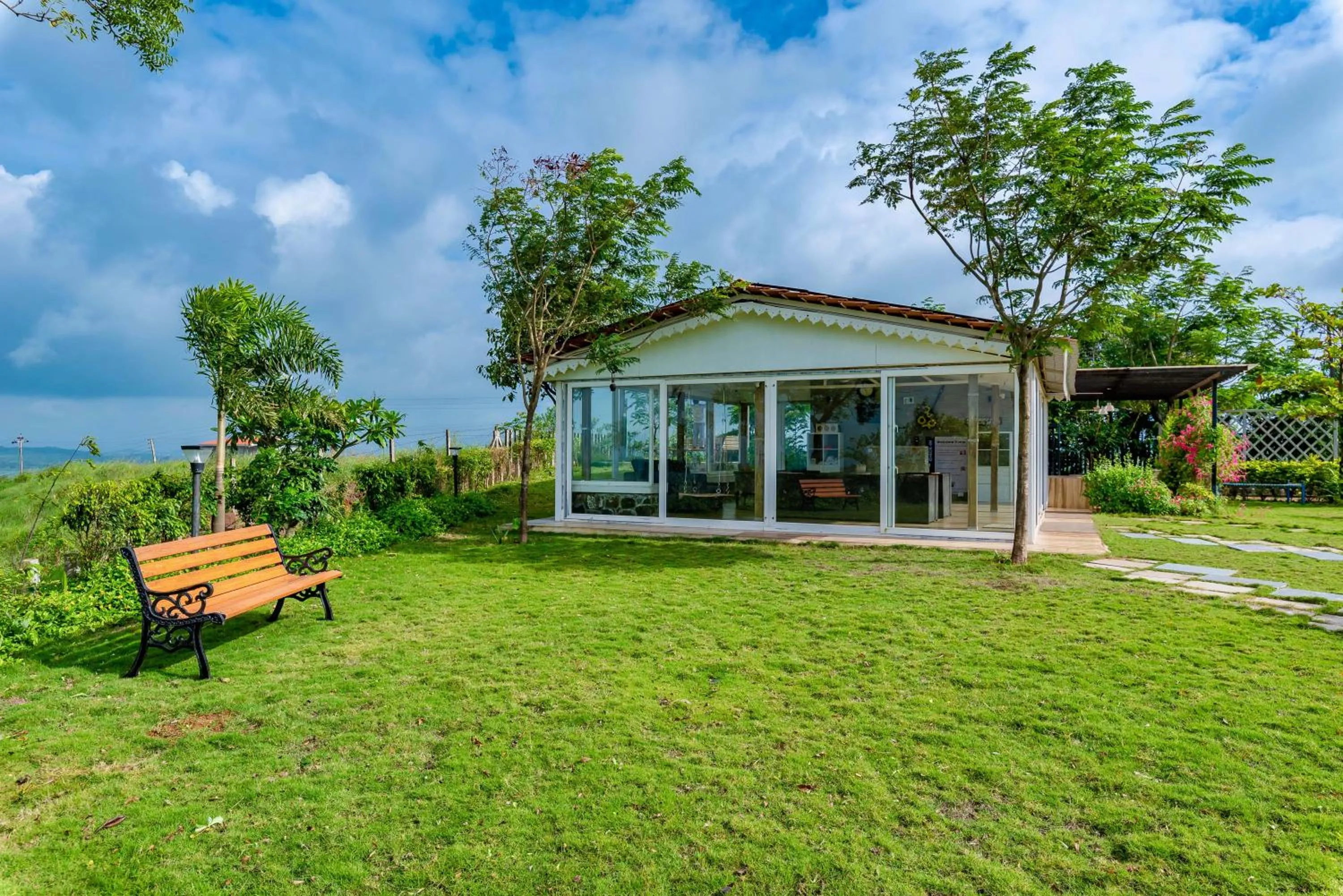 Property building in SaffronStays Le Soil, Igatpuri - pet-friendly villa with viewing deck for panoramic views