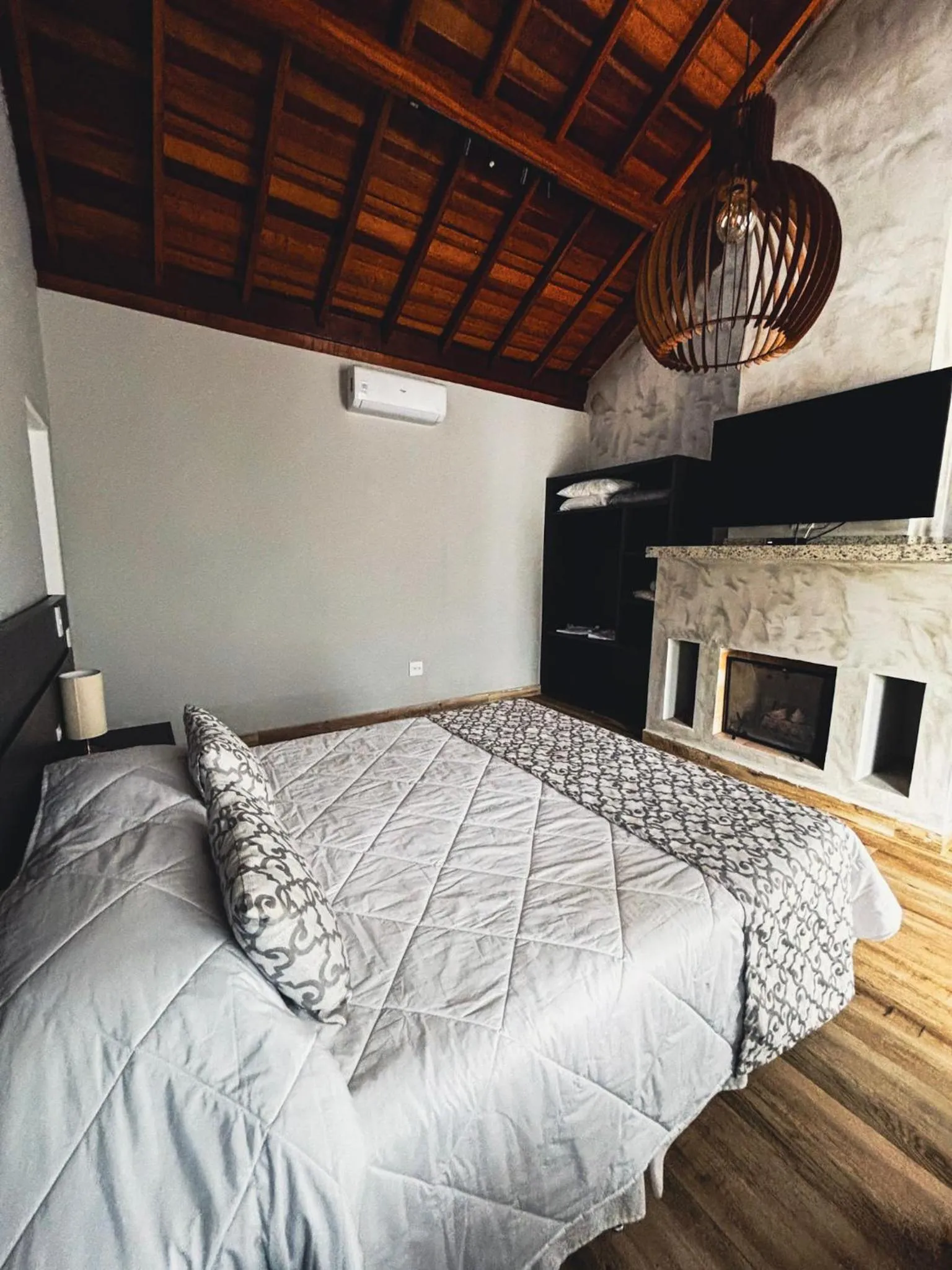 Bed in Hotel Chalés Capitanias