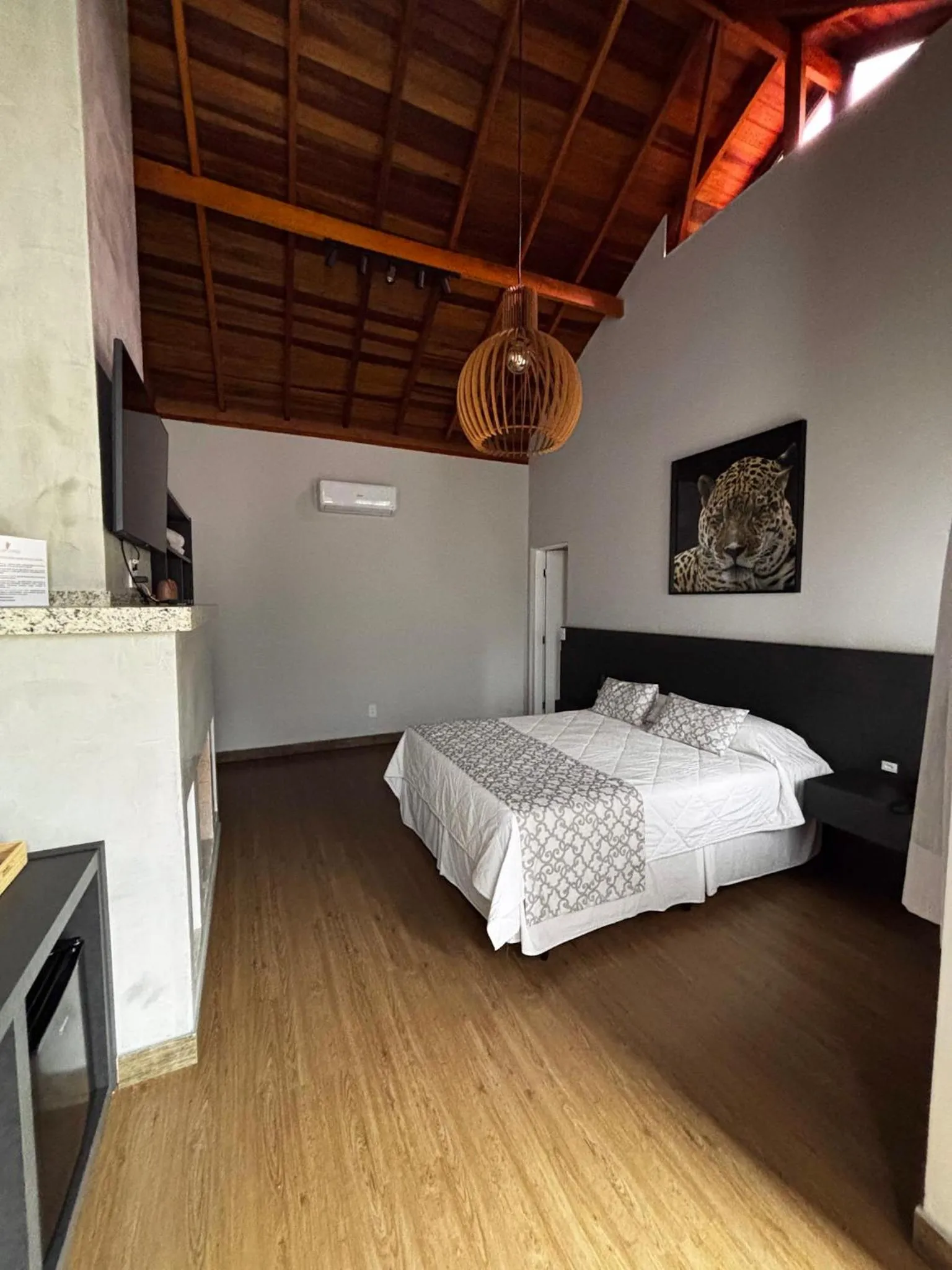 Bed in Hotel Chalés Capitanias