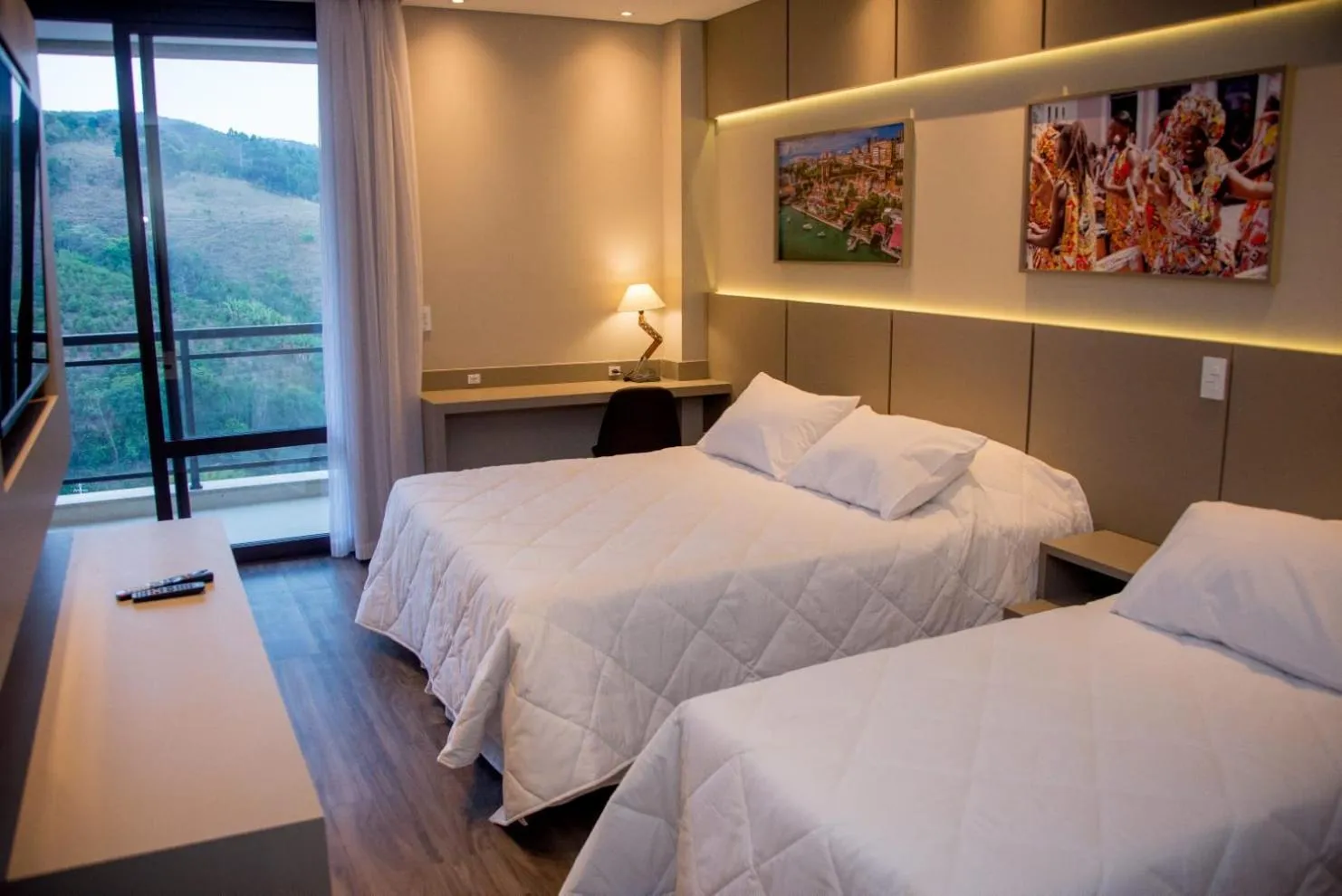 Bedroom, Bed in Hotel Chalés Capitanias