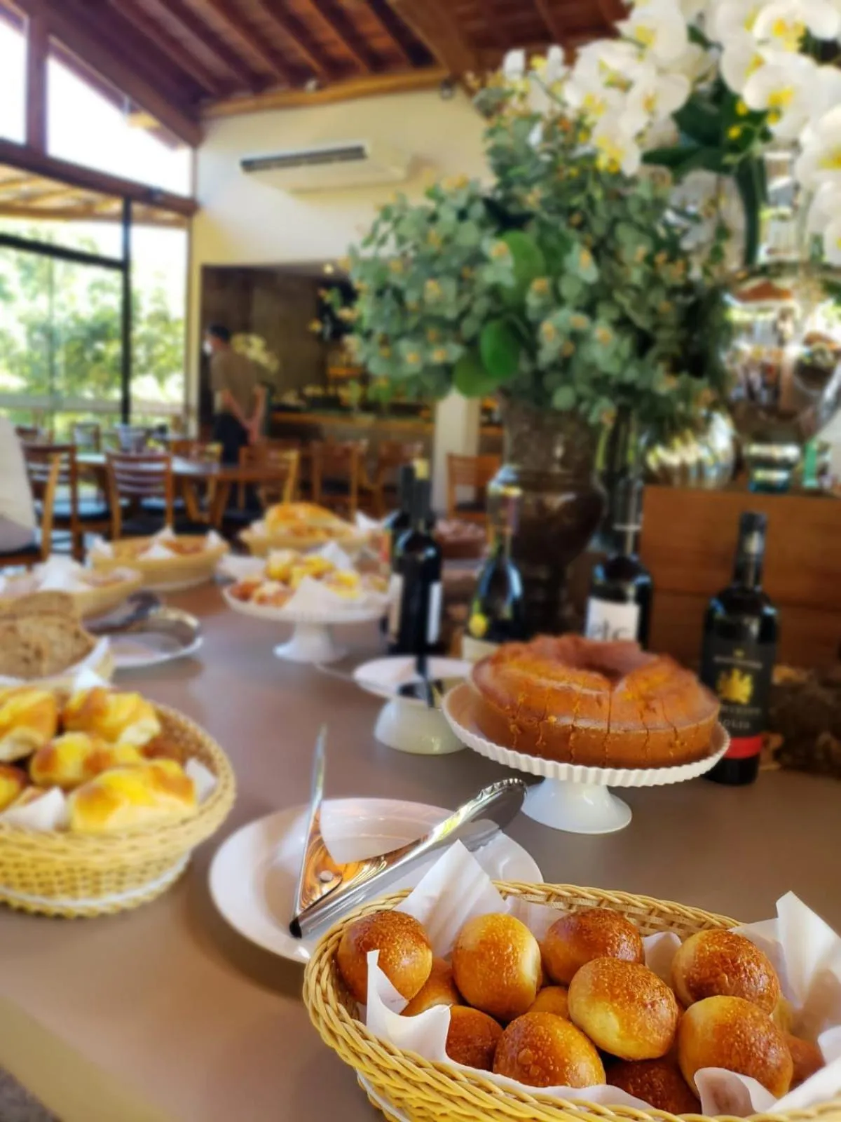 Buffet breakfast in Hotel Chalés Capitanias