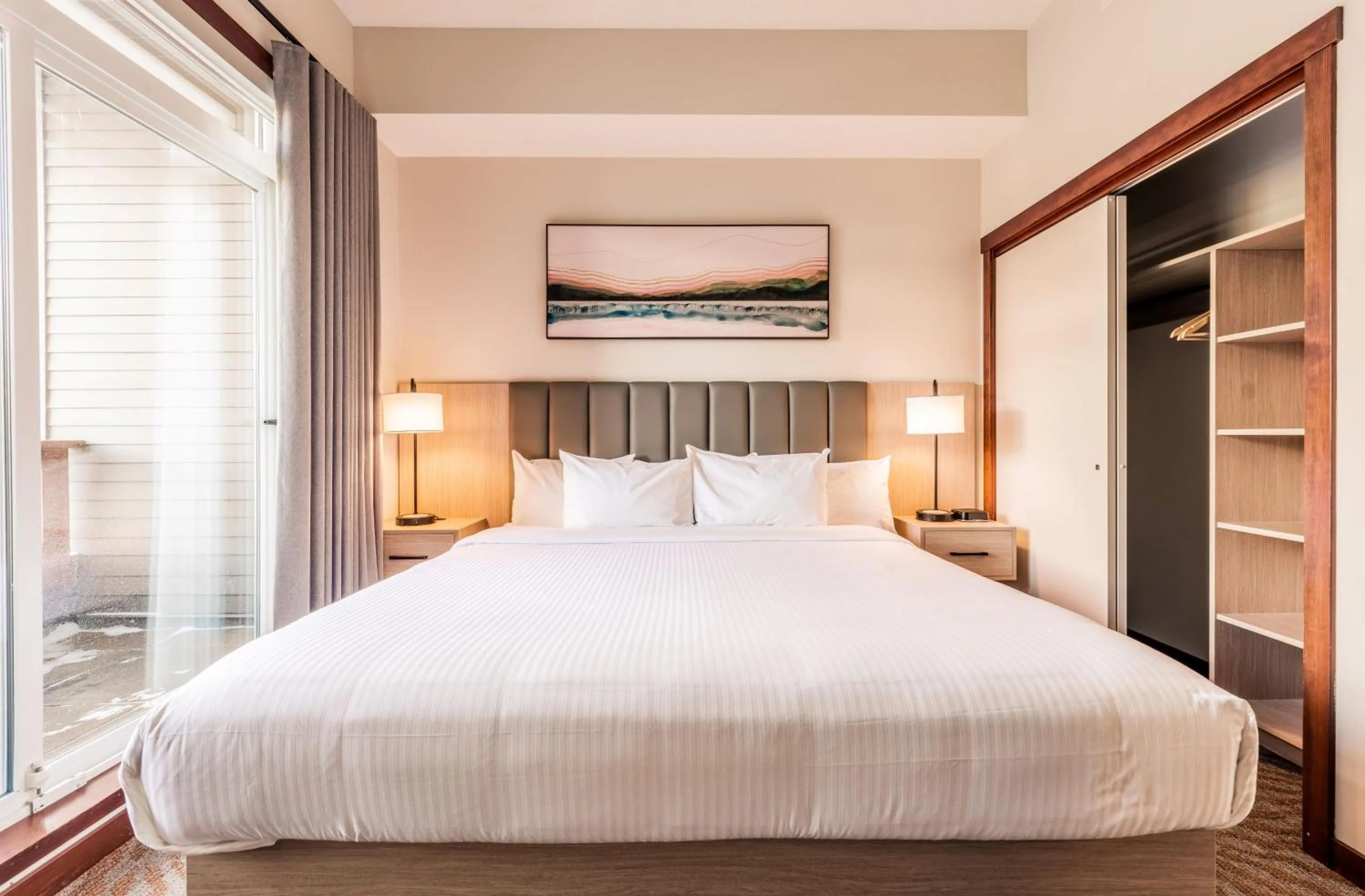 Bedroom, Bed in Blackstone Mountain Lodge by CLIQUE