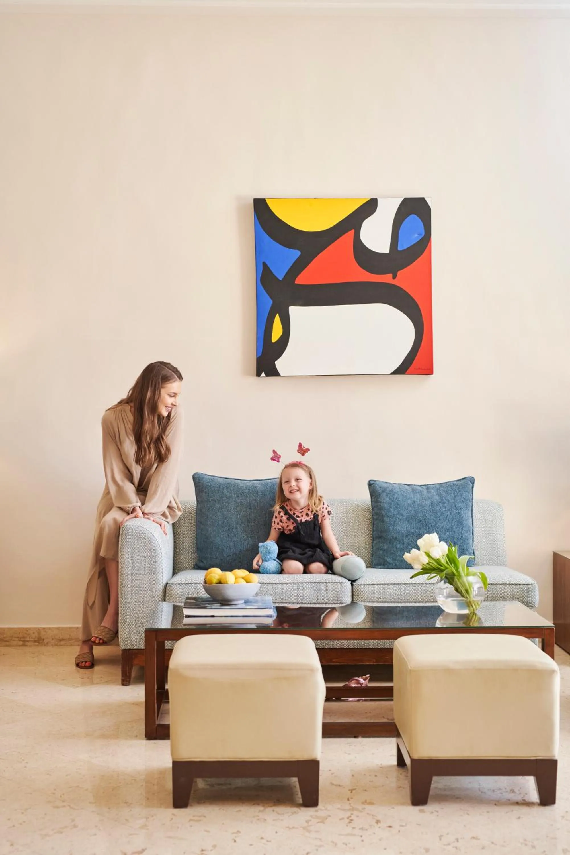 Living room in Mövenpick Resort & Spa Dead Sea