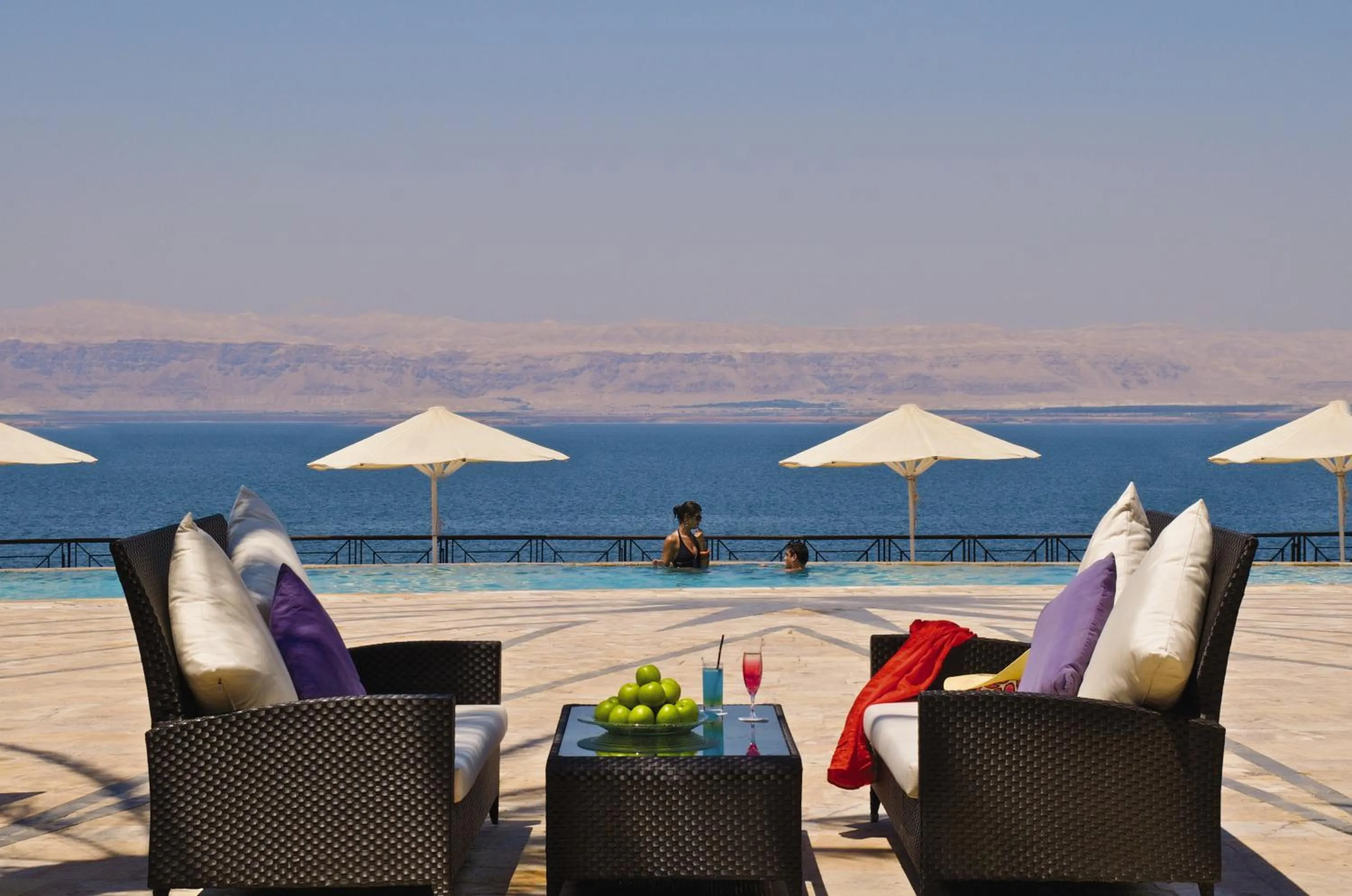 Patio in Mövenpick Resort & Spa Dead Sea