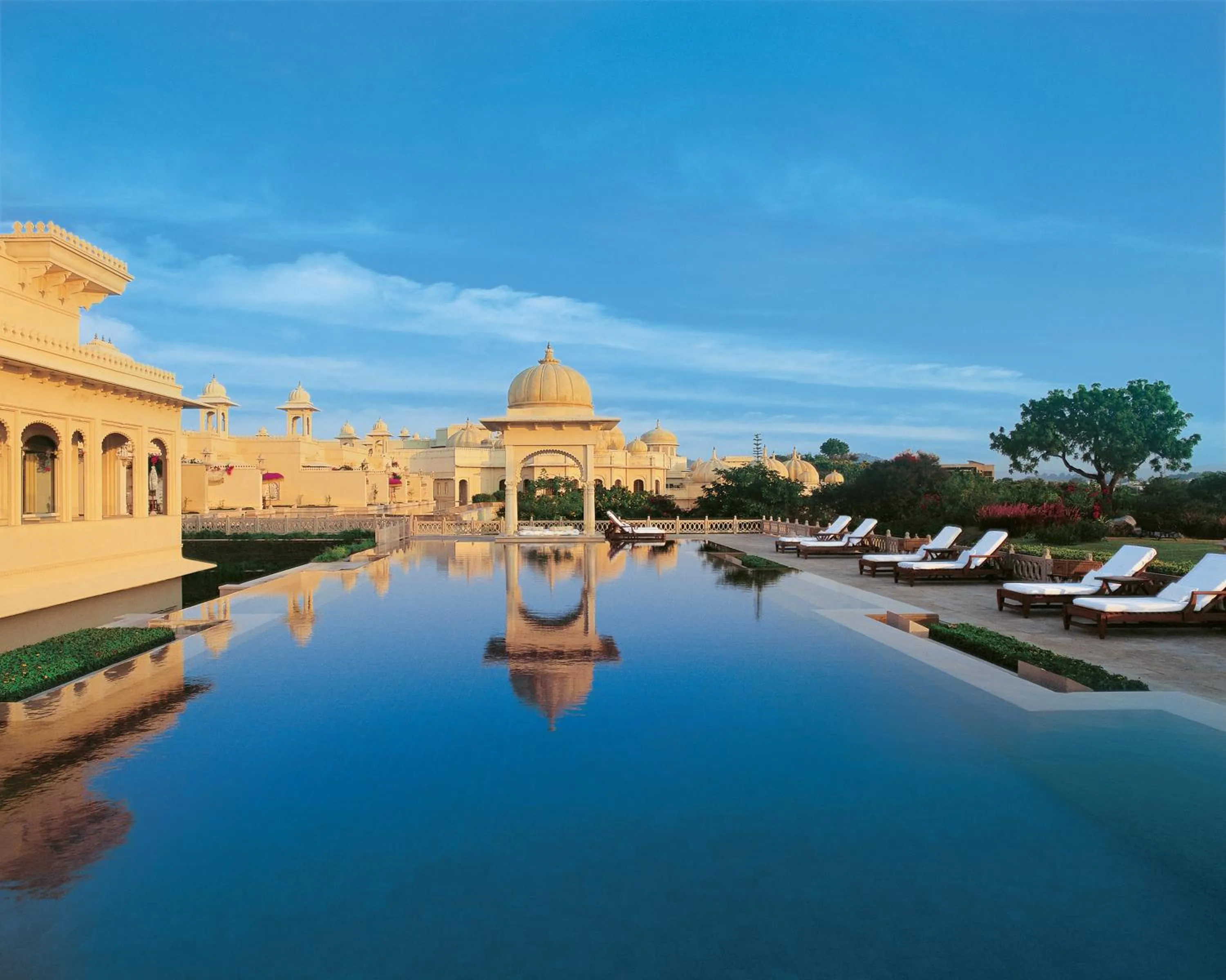 Swimming pool in The Oberoi Udaivilas Udaipur