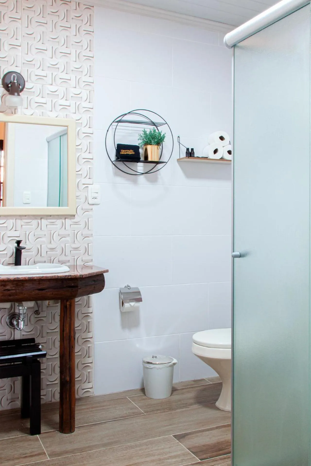 Bathroom in Pousada Vila 505