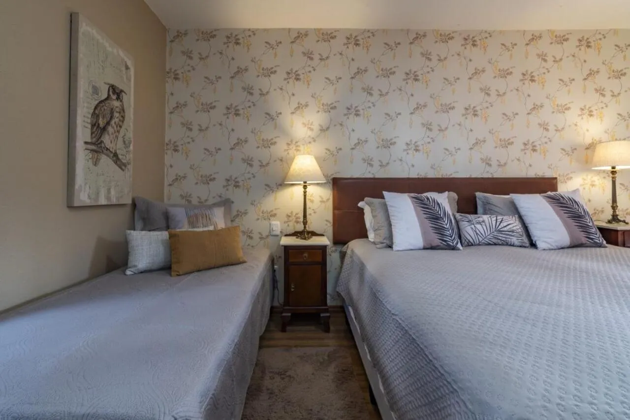 Bed in Pousada Vila 505