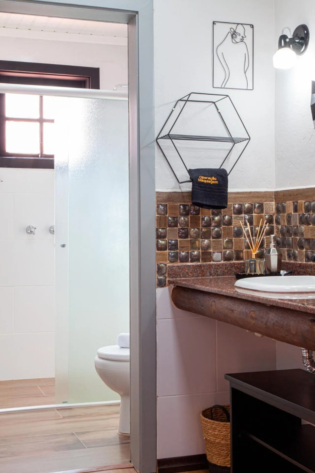 Bathroom in Pousada Vila 505