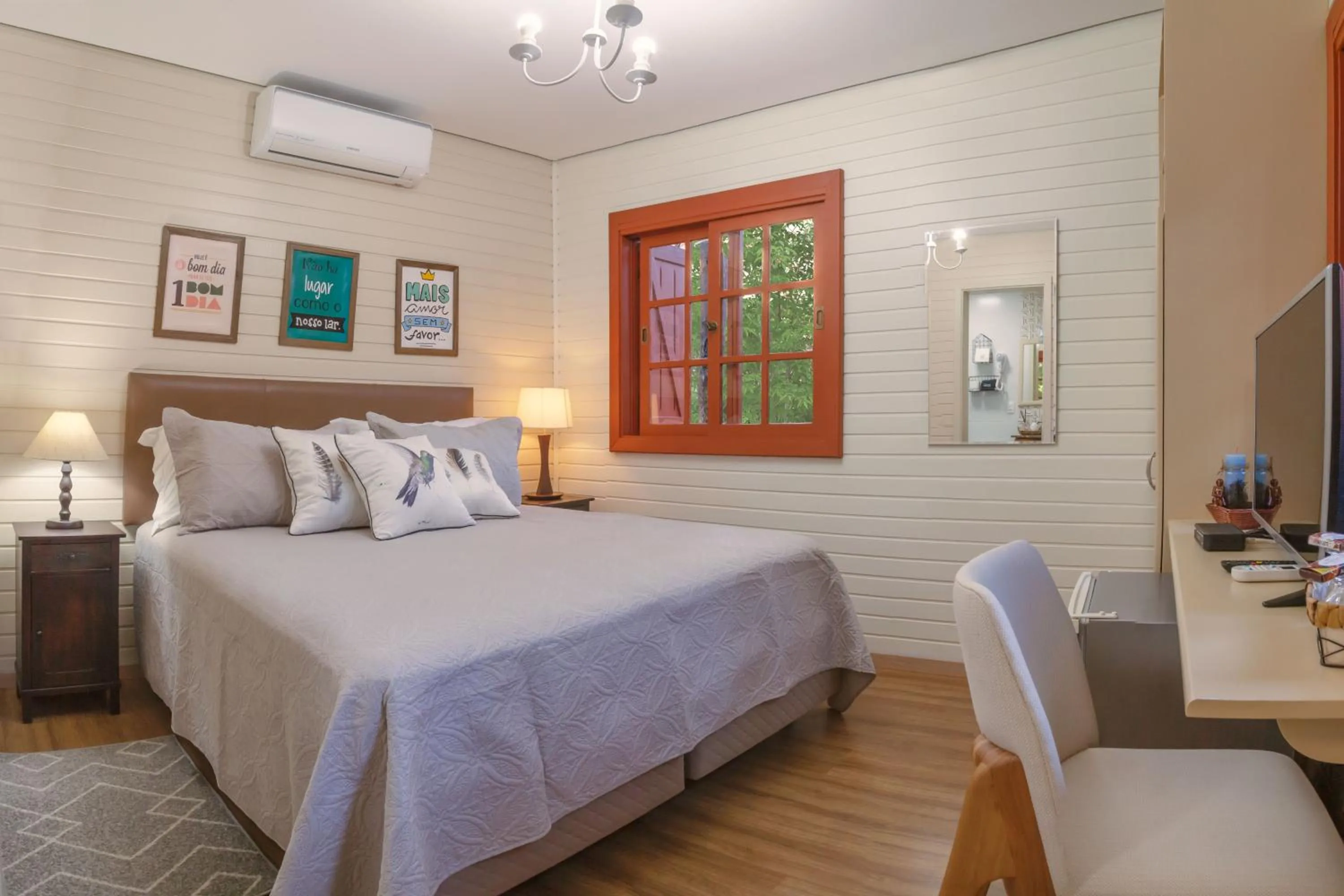 Bed in Pousada Vila 505