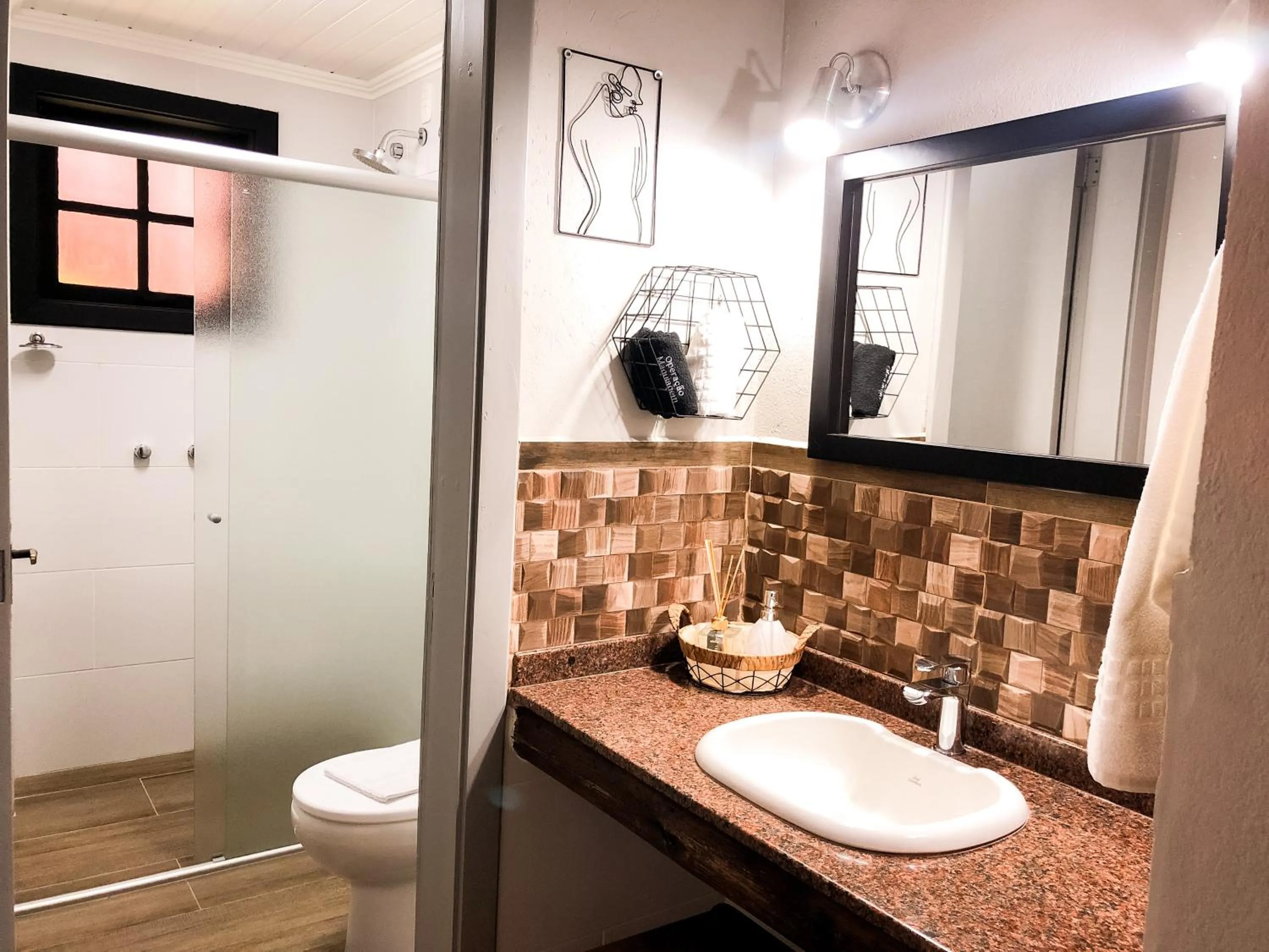 Bathroom in Pousada Vila 505