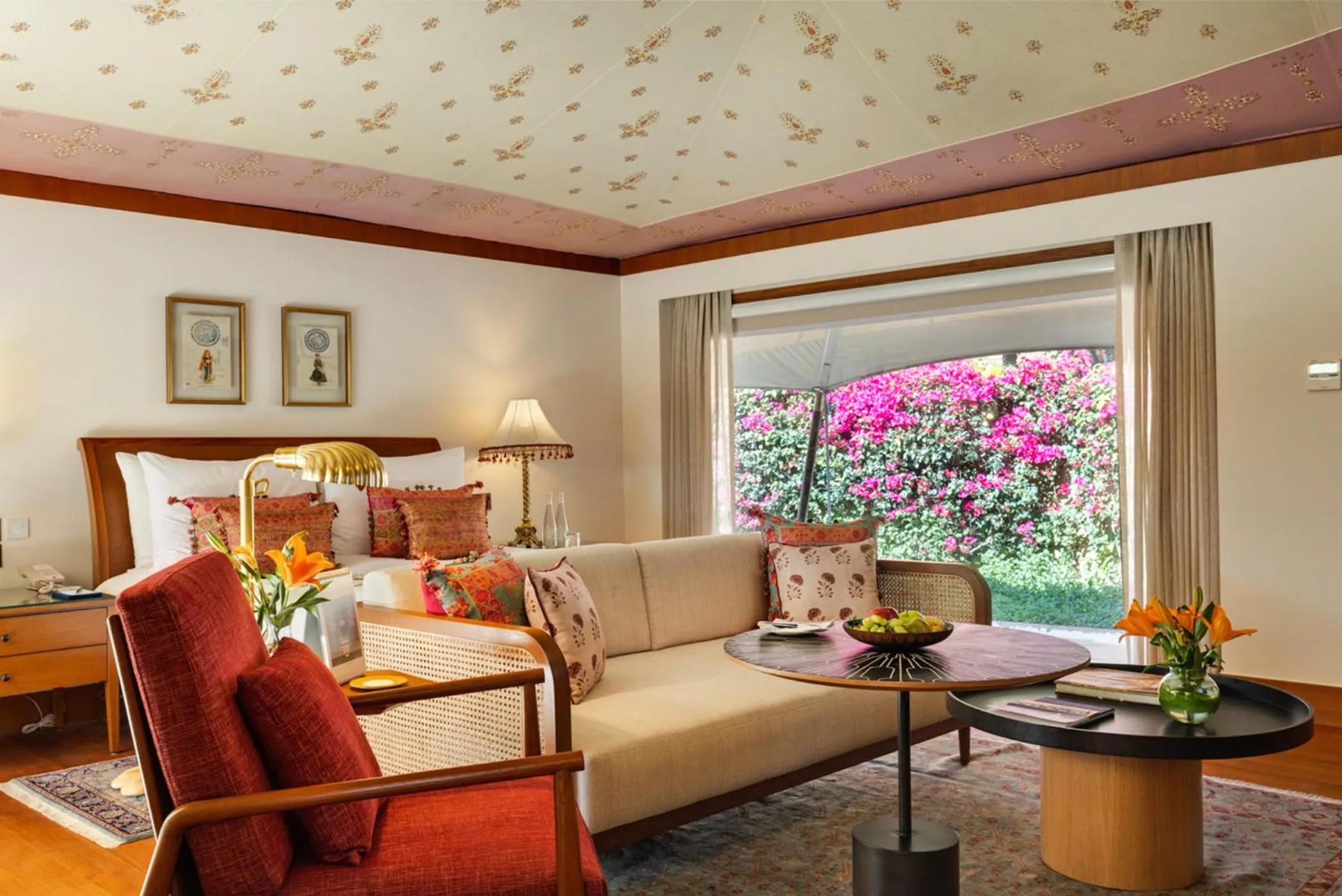 Seating area in The Oberoi Rajvilas Jaipur