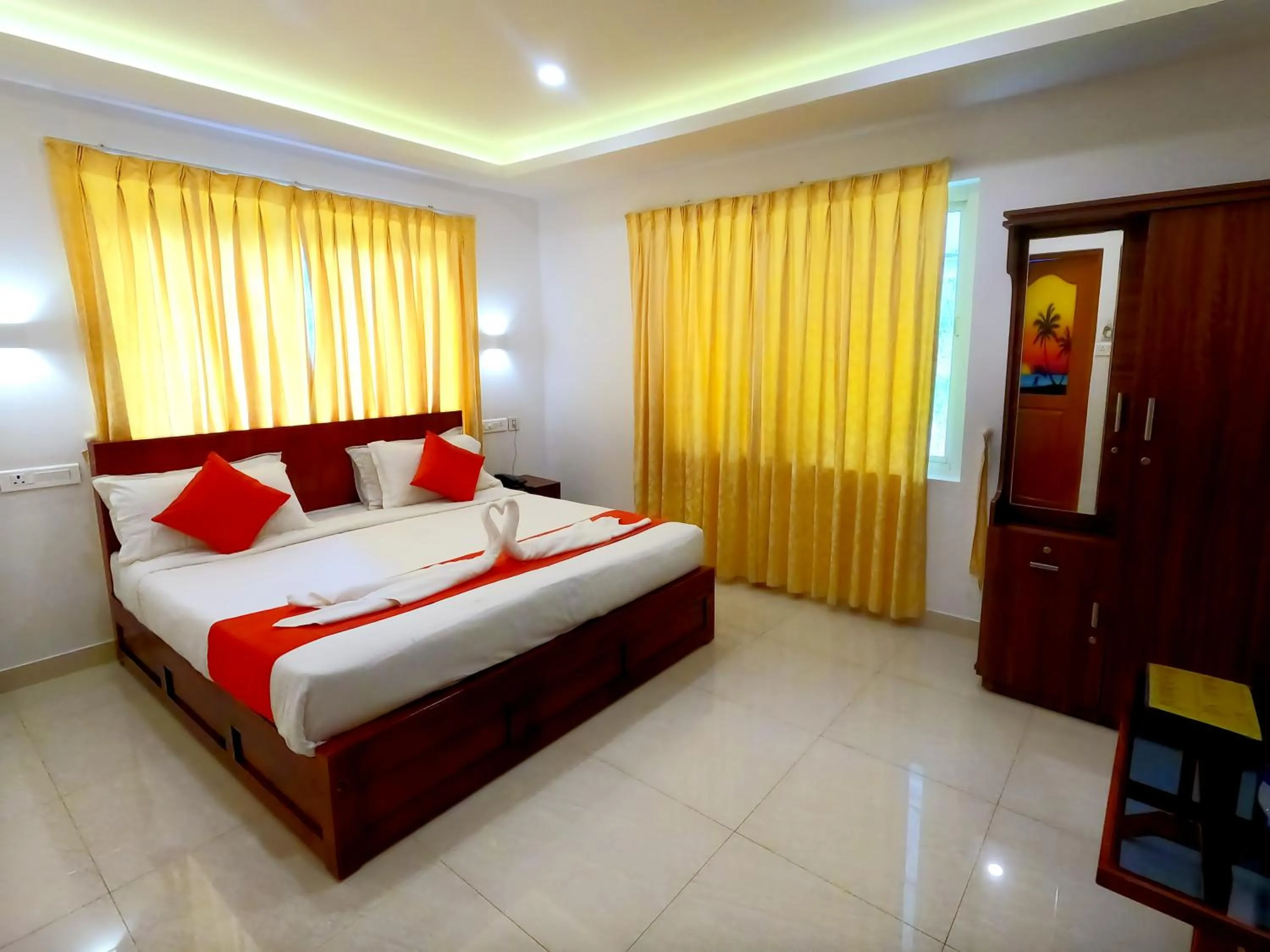 Bedroom, Bed in Green Cove Munnar